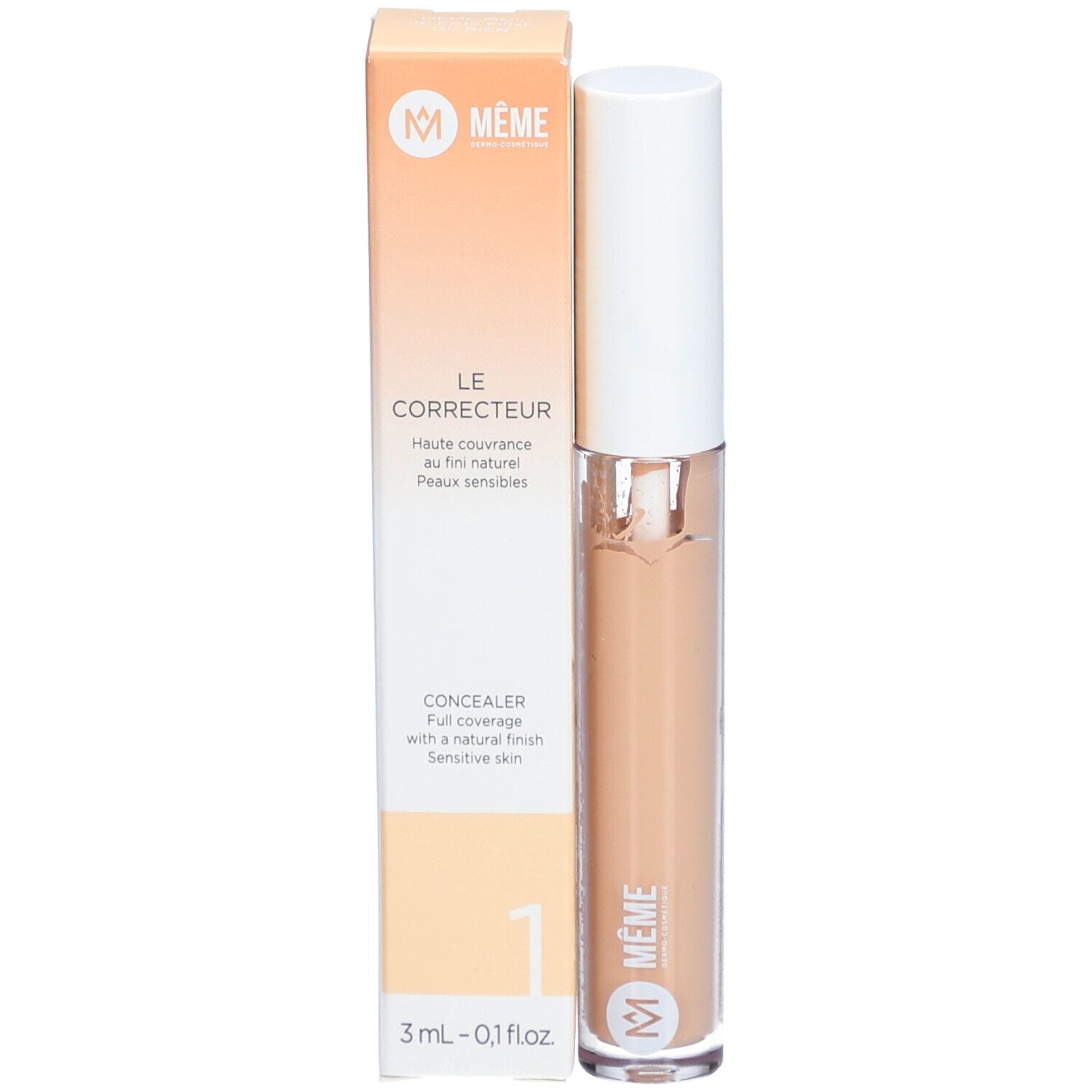 Même Correcteur Fluide Teinte 1- Très Claire Maquillage 3 Ml - Image 1