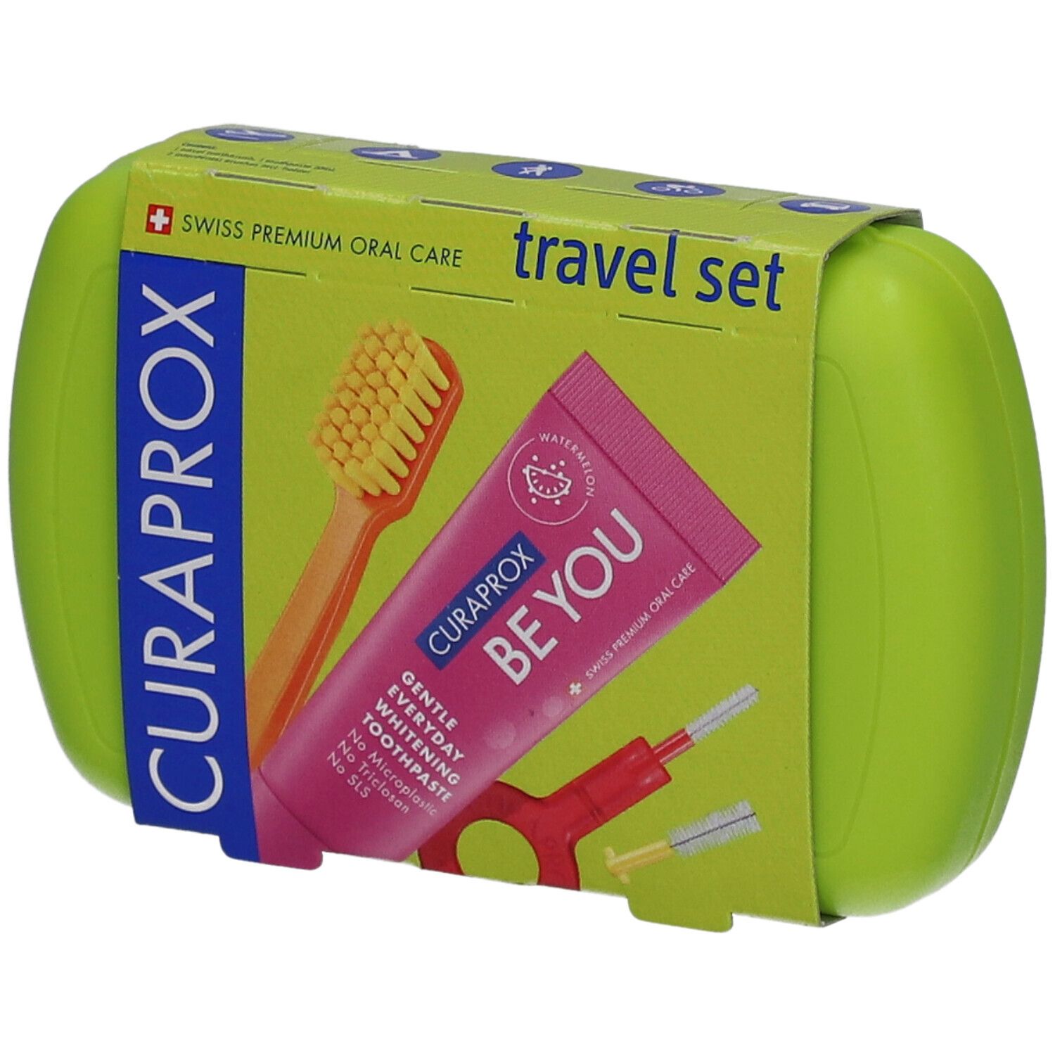 Set de voyage Curaprox vert Emballage(S) Combi 1 pc(s)