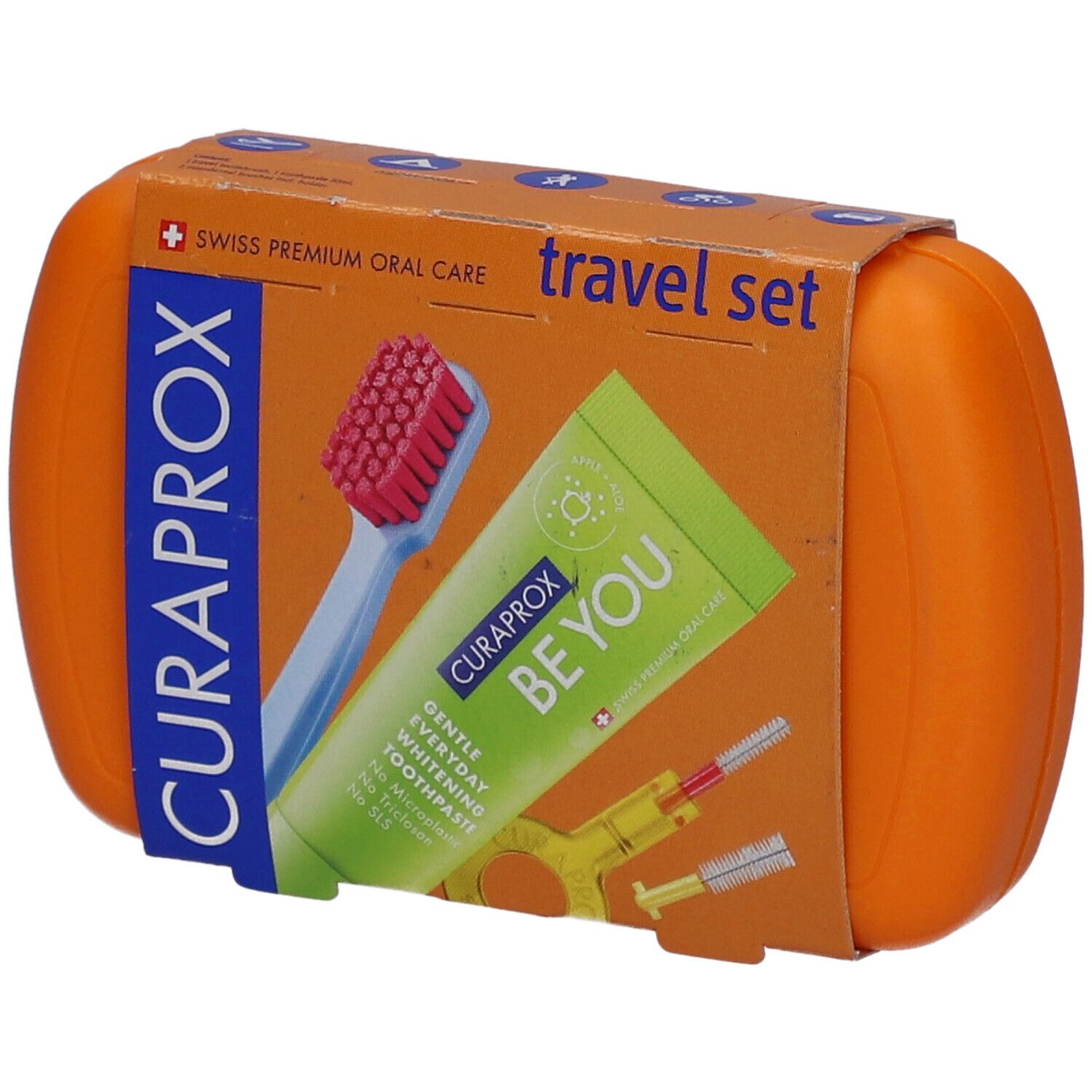 Curaprox Travel Set Orange Emballage(S) Combi 1 pc(s)