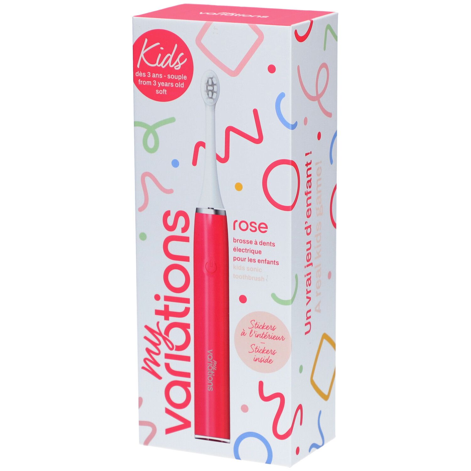 My Variations - Sonique Kids - Brosse à dents électrique - Rose - Image 4