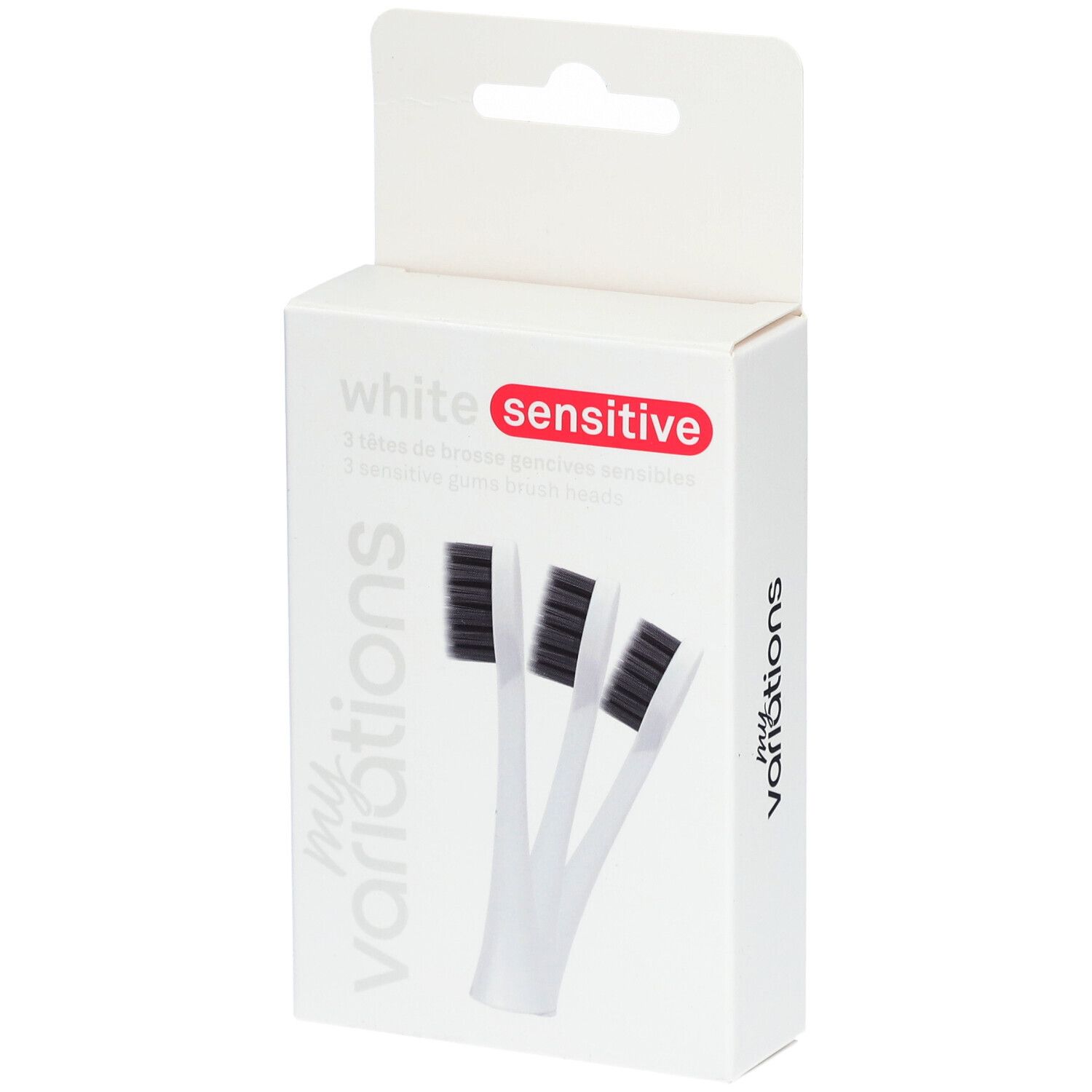 MyVariations Pack 3 Tête de Brosses Gencives Sensibles - Ivory-White 3 pc(s) Brosse(S) À Dents