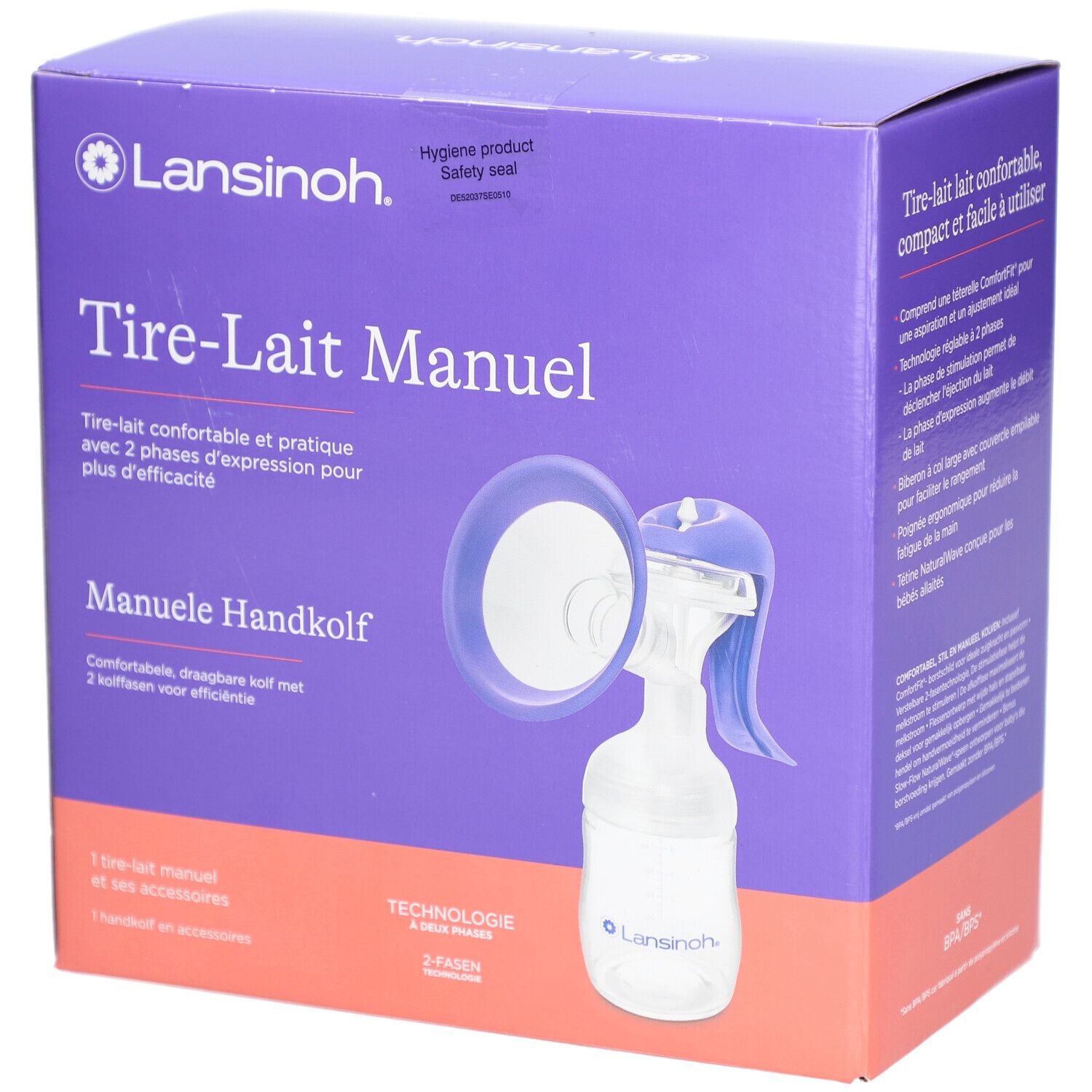 Lansinoh Tire-Lait Manuel Bonnets, Capuchons, Coquilles De Poitrine 1 pc(s)