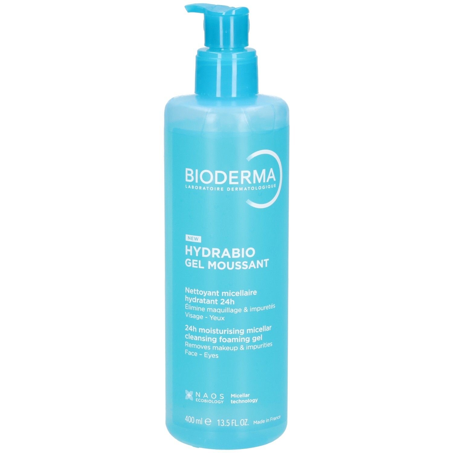 Bioderma Hydrabio Foaming Gel Face Wash for Dry Dehydrated Skin 400ml - Image 3