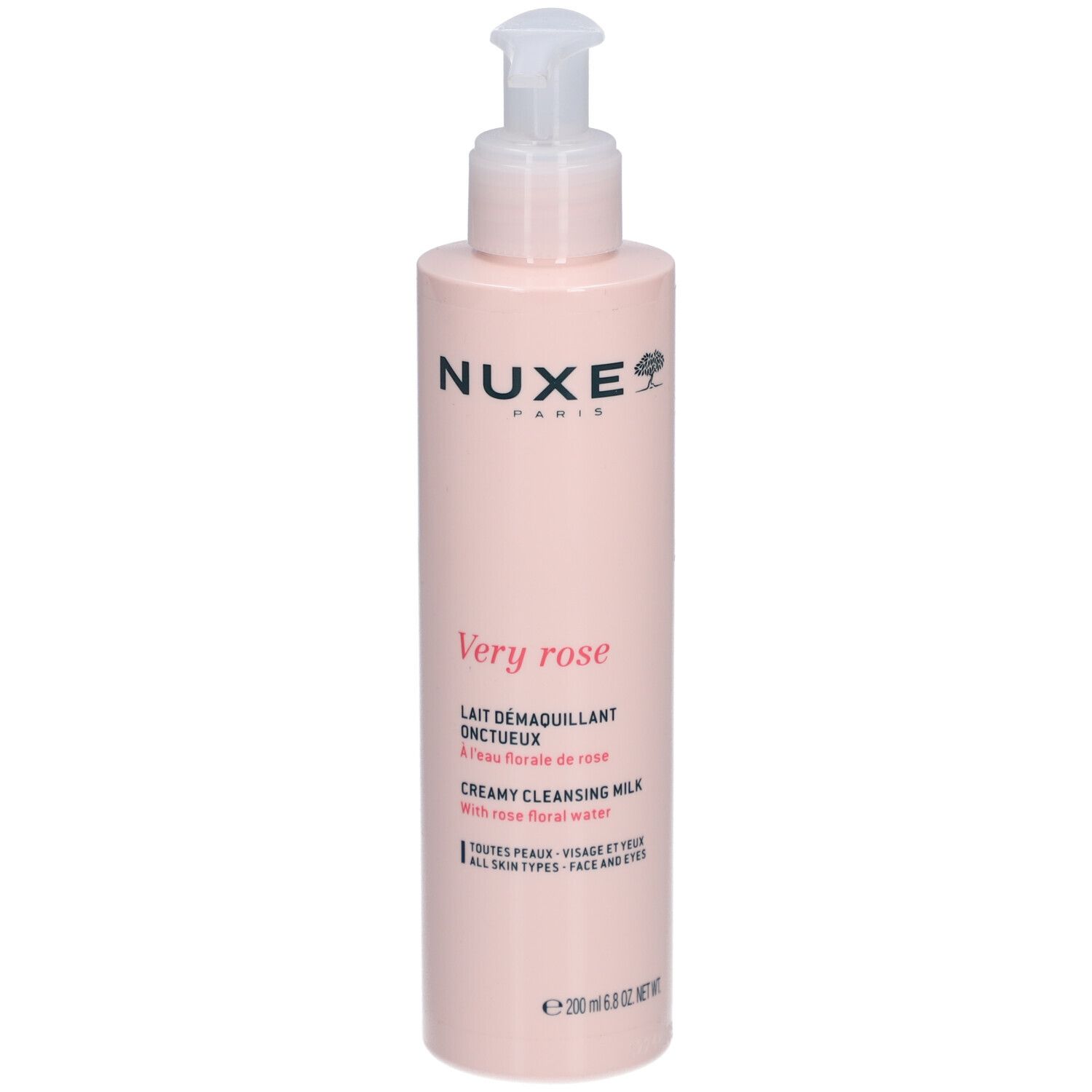 Nuxe Very Rose Lait Démaquillant Onctueux 200 ml Crème