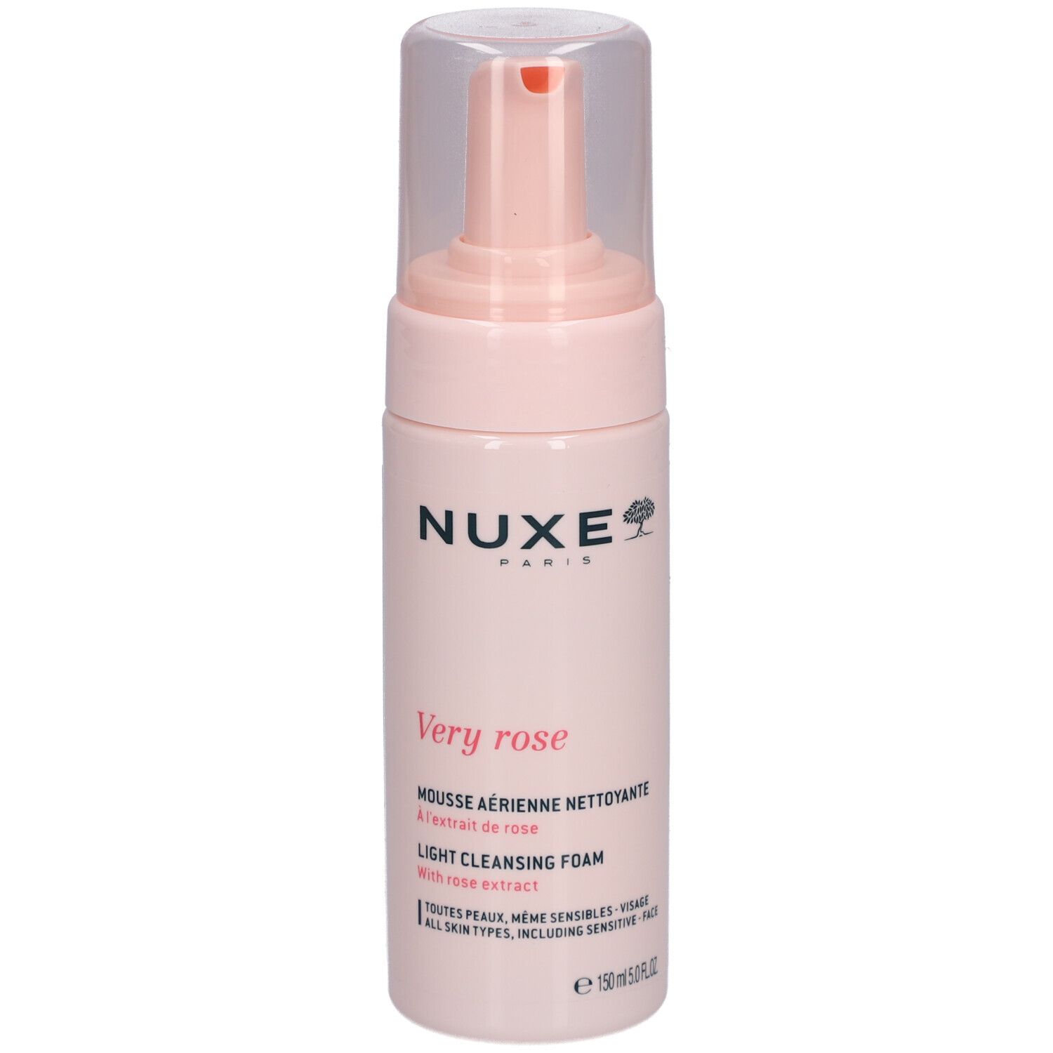 Mousse nettoyante NUXE Very Rose 150 ml Fluide