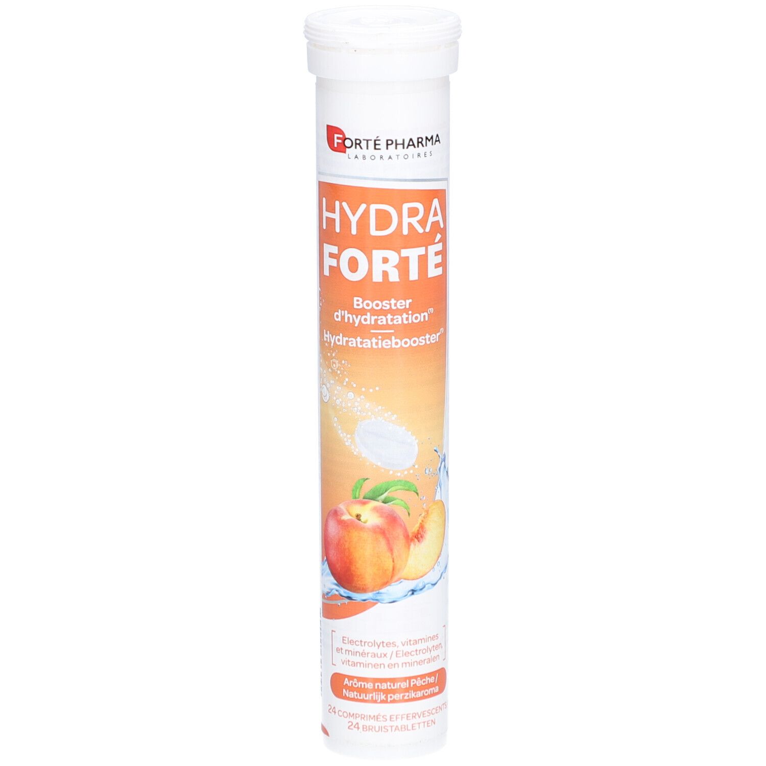 Forté Pharma Hydra Forté Pêche 24 pc(s) Comprimés Effervescents