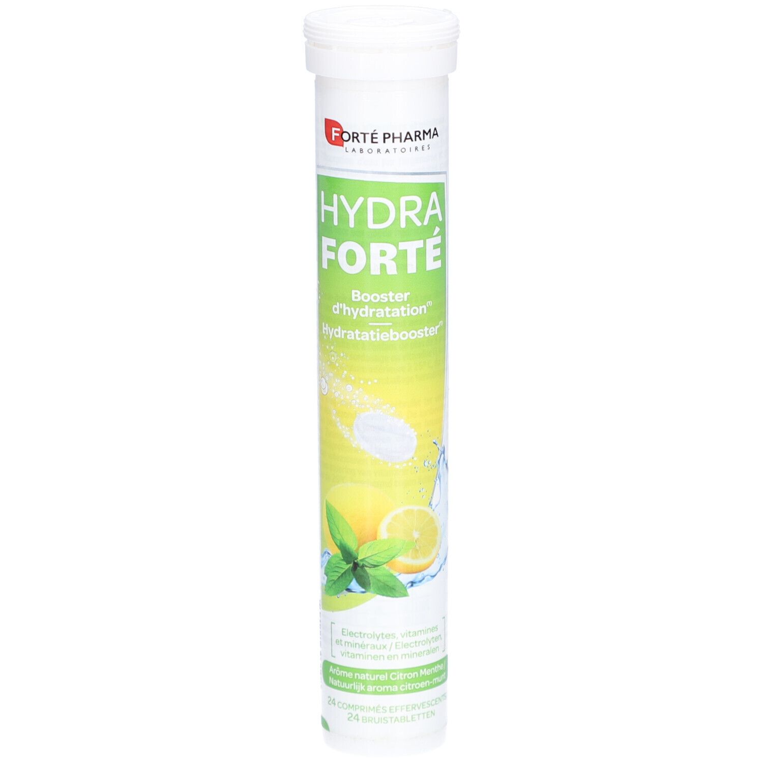 Forté Pharma Hydra Forté Citron-Menthe 24 pc(s) Comprimés Effervescents