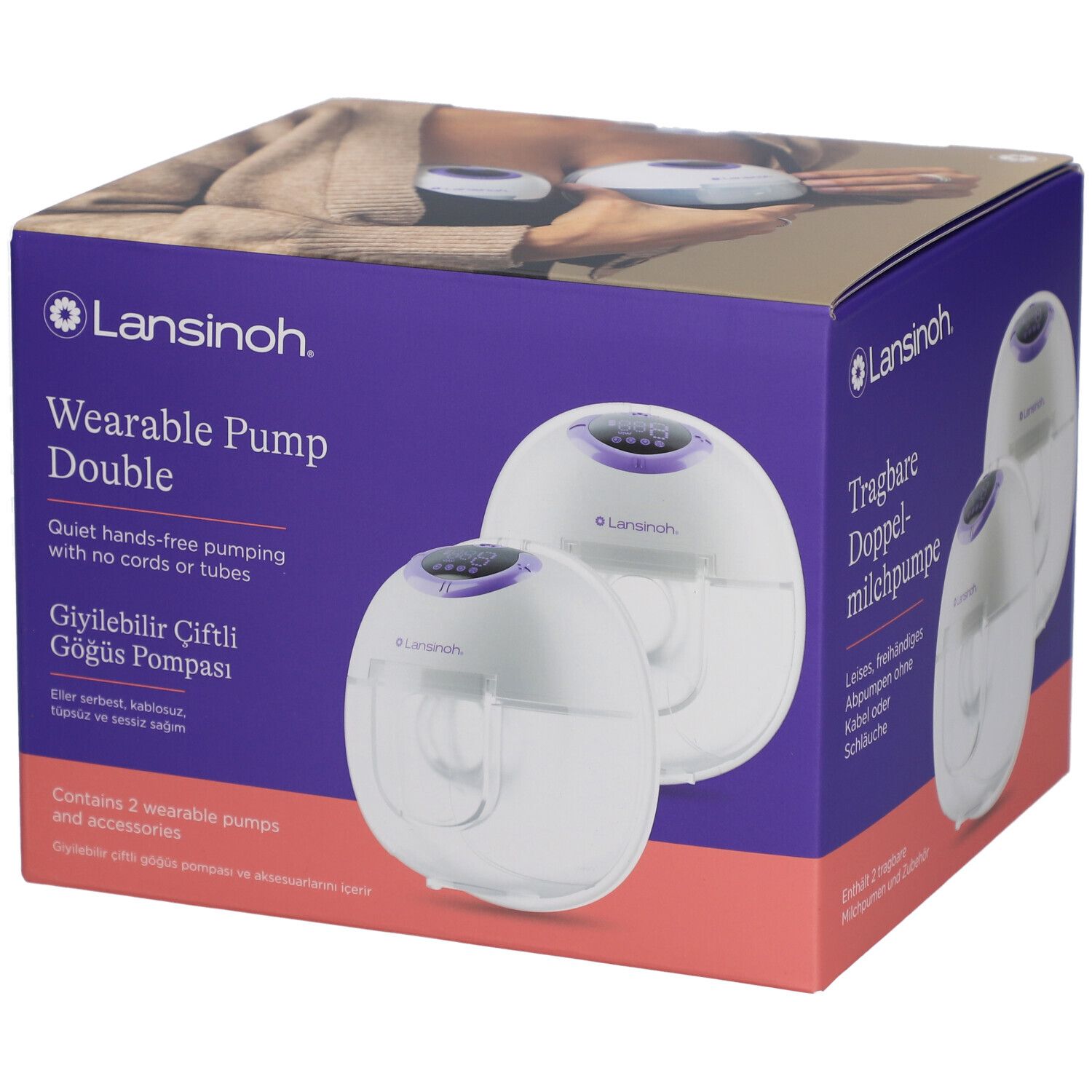 Lansinoh® Tire-Lait Mains Libres Double 2 pc(s) no data