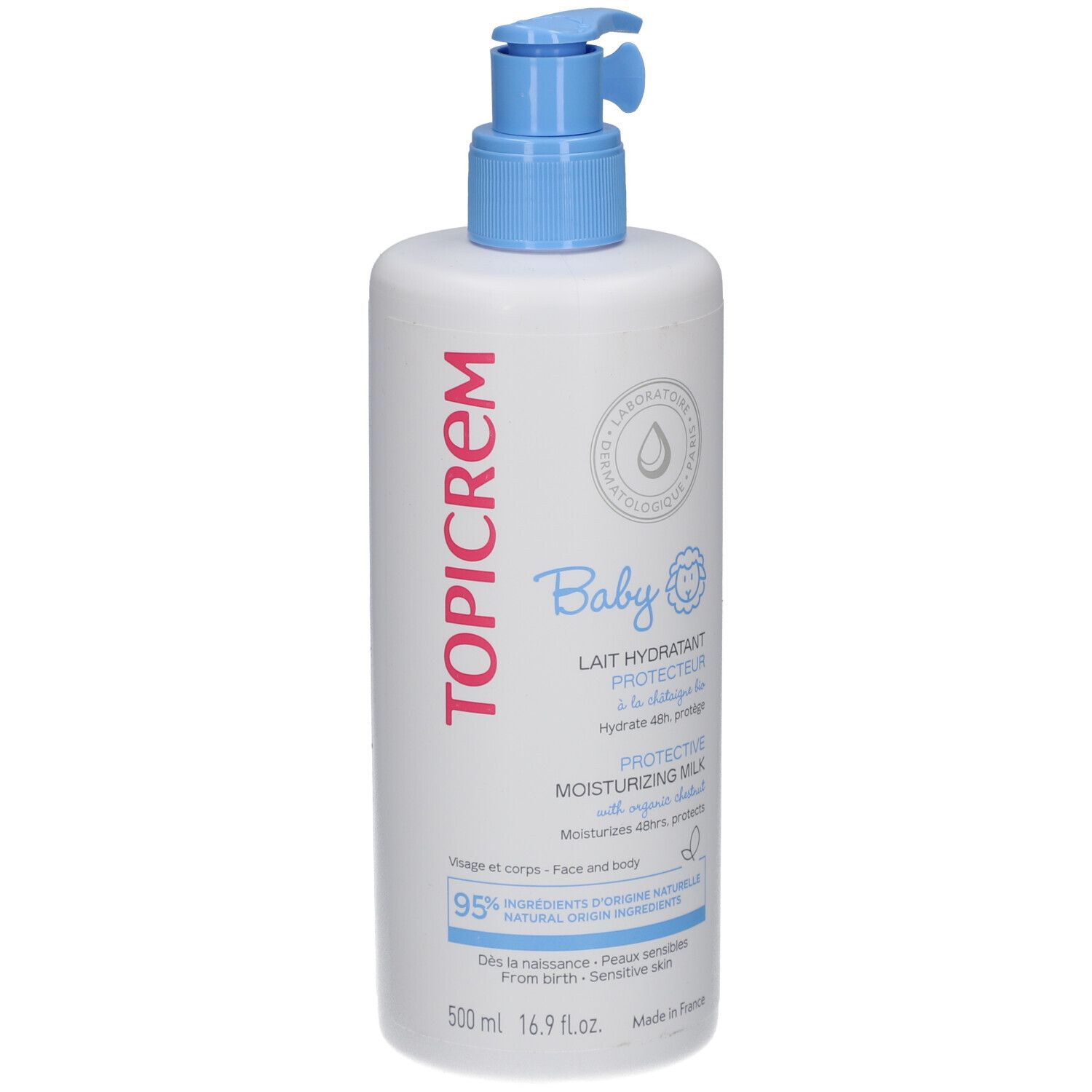 Topicrem Lait Hydratant Protecteur Bébé 500 Ml - Image 2