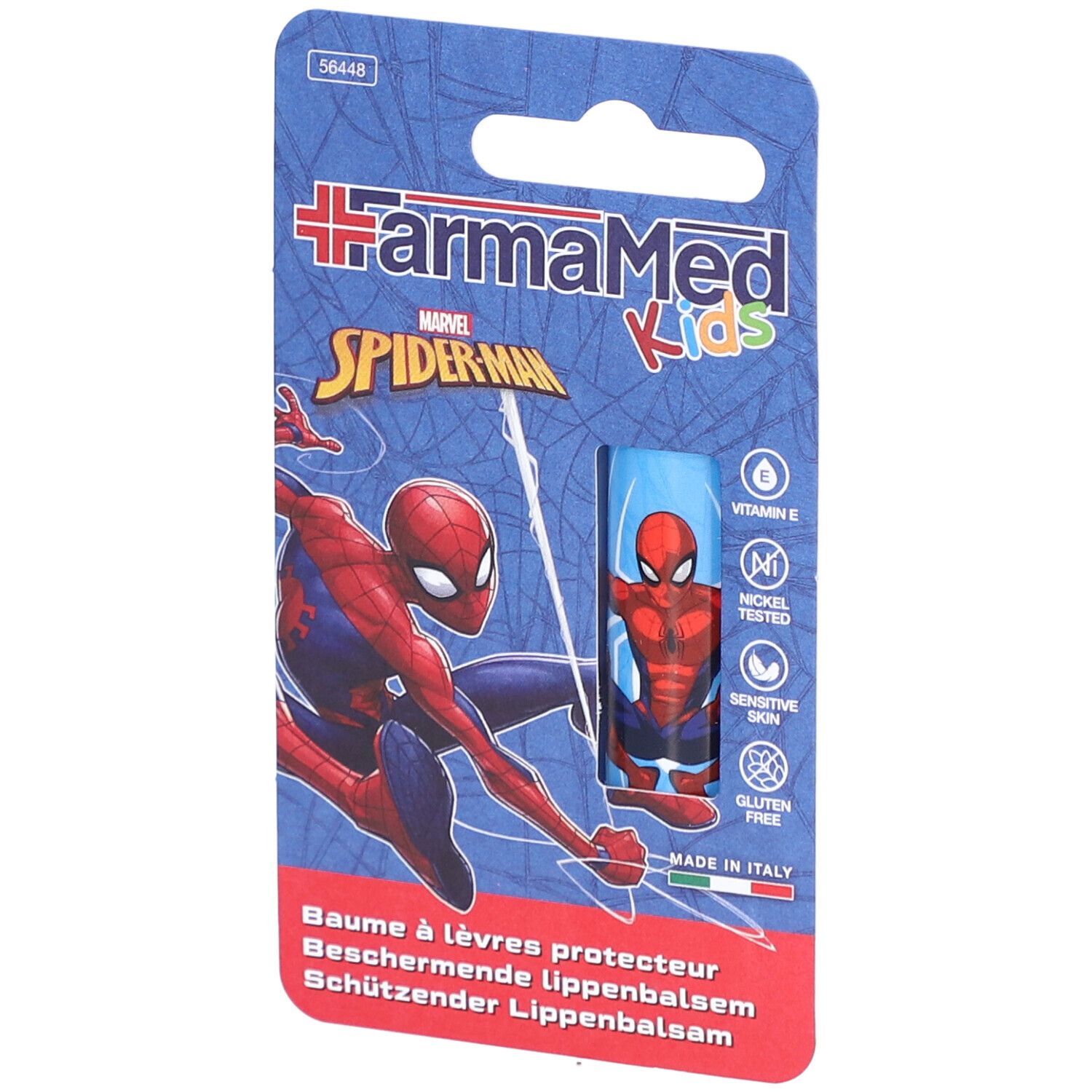 FarmaMed Kids Spiderman Baume à Lèvres Protecteur 5,5 ml Baume
