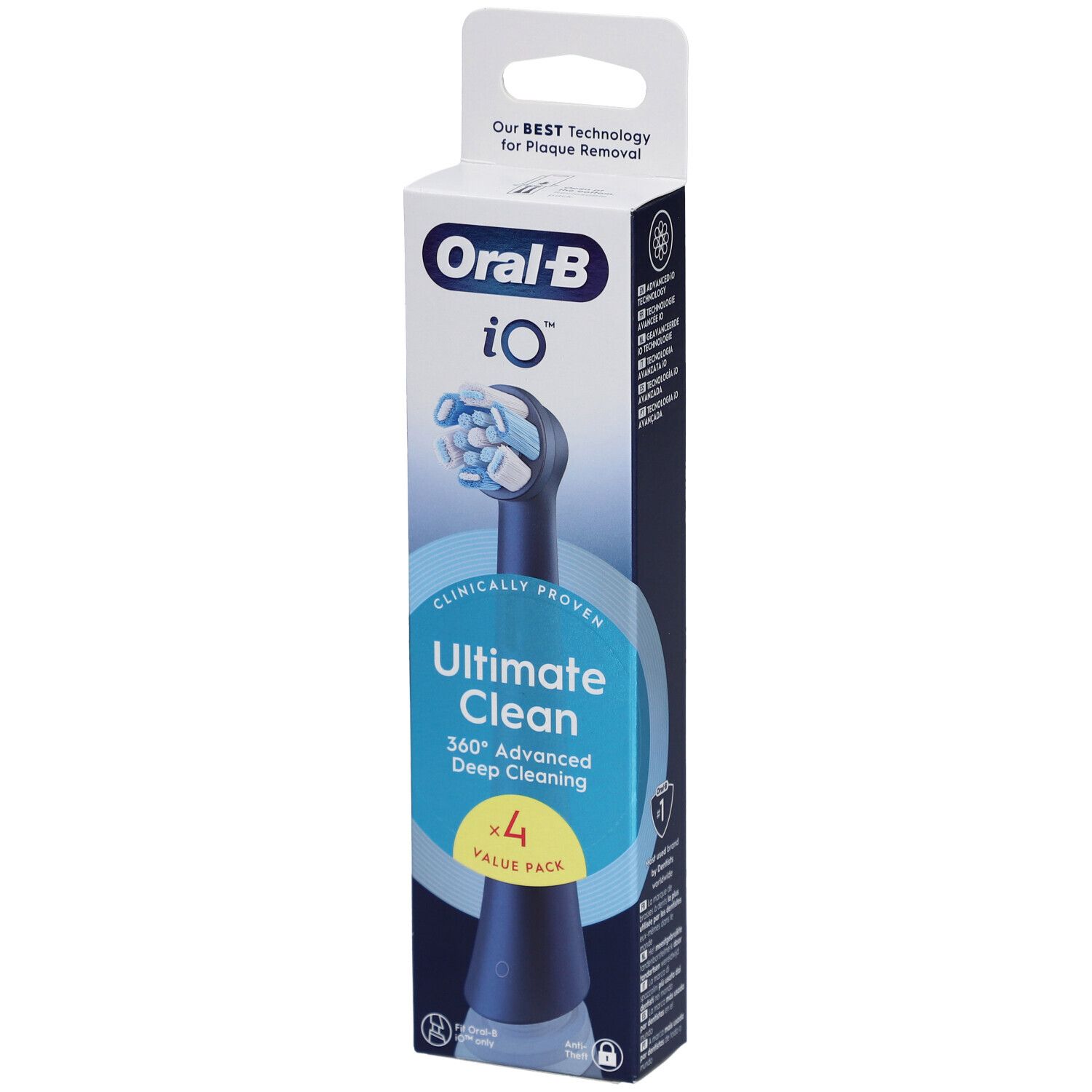 Oral-B Io Ultimate Clean Black 4 Brosse(S) À Dents Pc(S) - Image 1