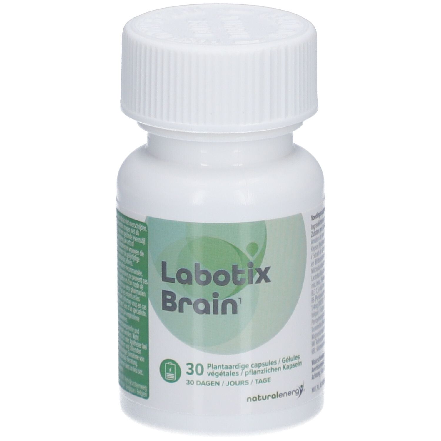 Natural Energy Labotix - Gélules pour le cerveau avec safran, biotine et probiotiques 30 pc(s) Capsule(S)