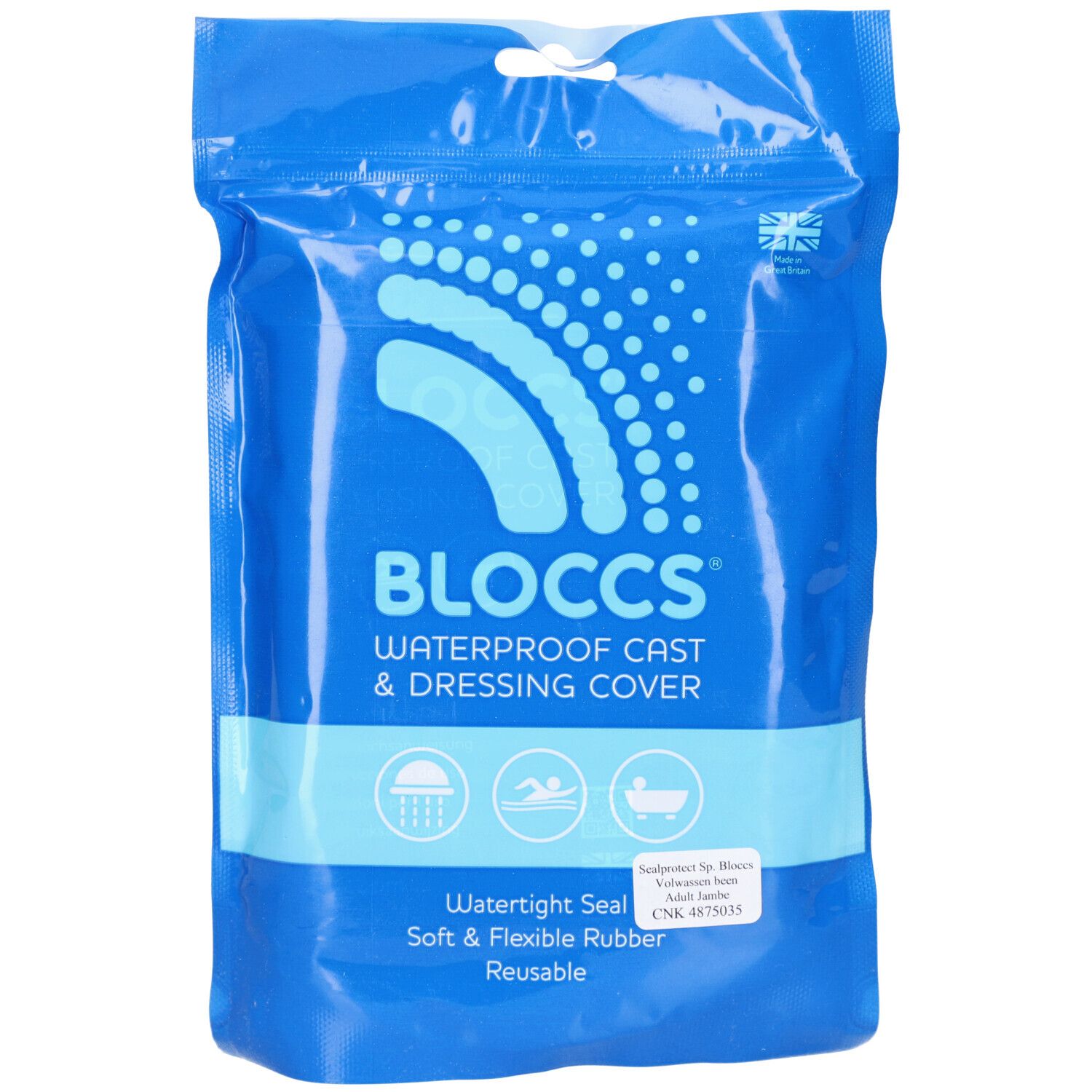 Bloccs Protège-plâtre de Jambe Étanche pour Adulte Accessoire(S) 1 pc(s)