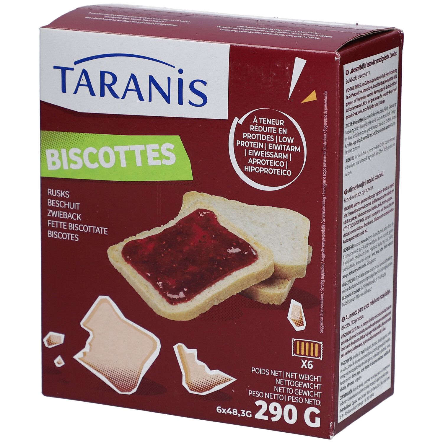 Taranis Biscottes Aliment 290 G