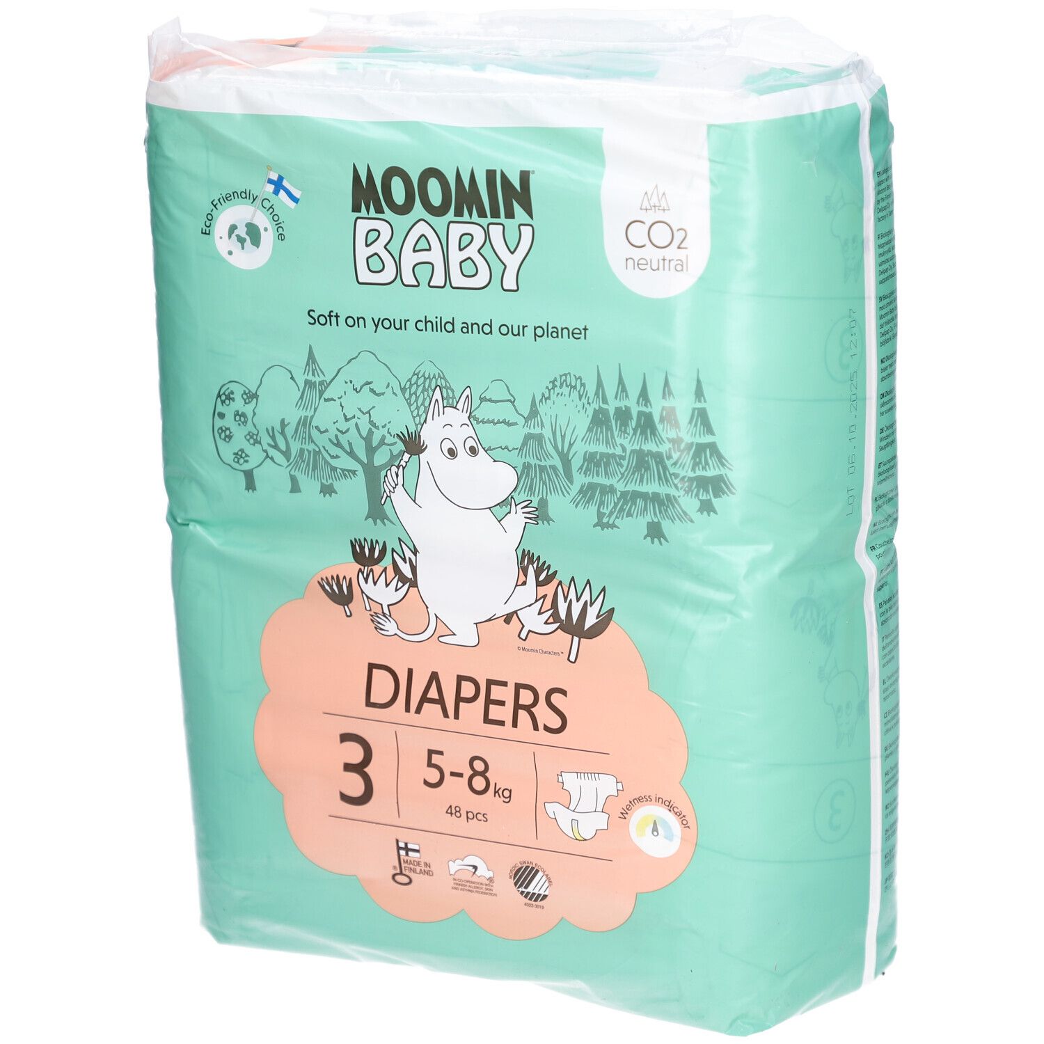 Moomin Baby Couches Taille 3 Midi (5-8 kg) 48 pc(s) Couches