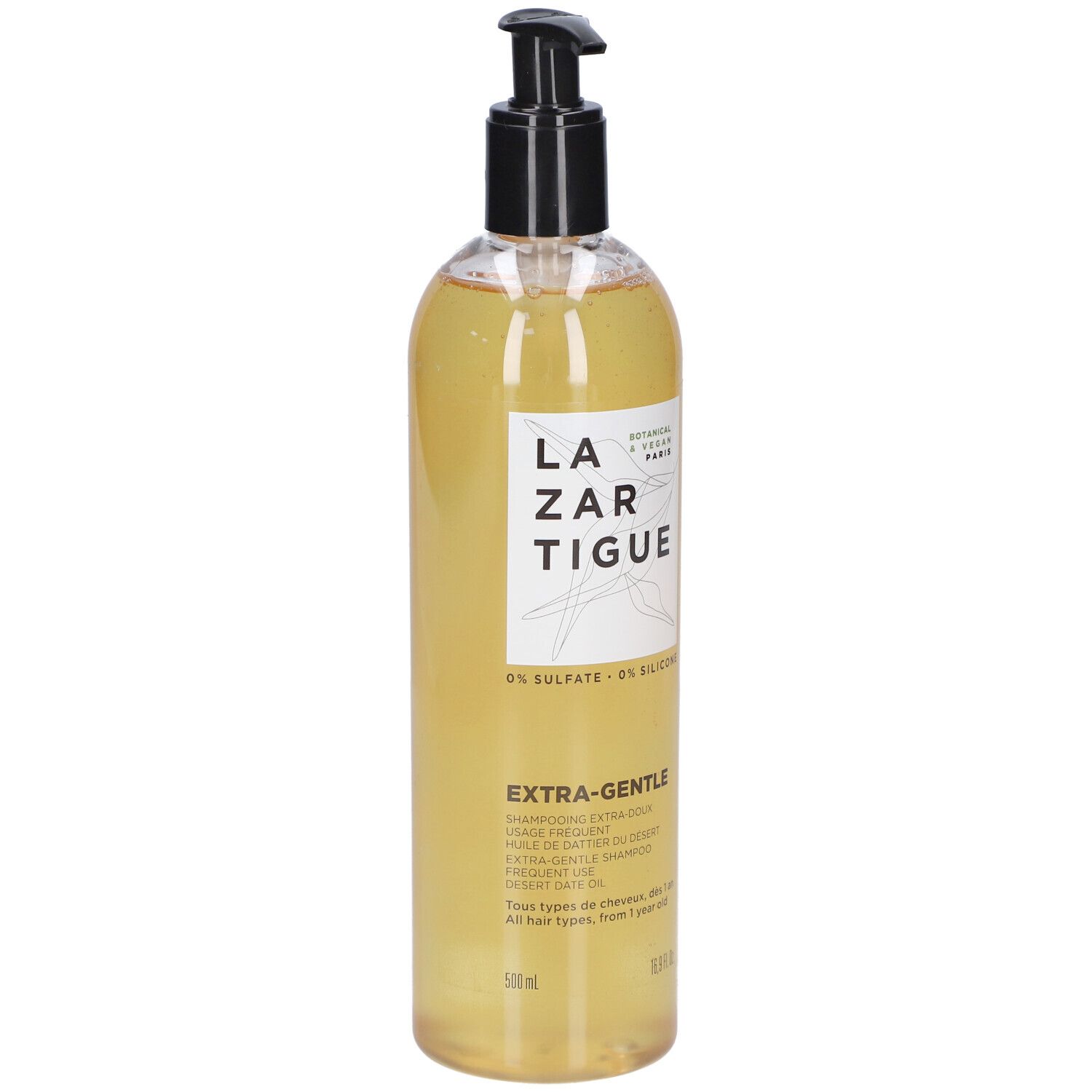 Lazartigue Shampoo Extra-Gentle Shampooing 500 Ml