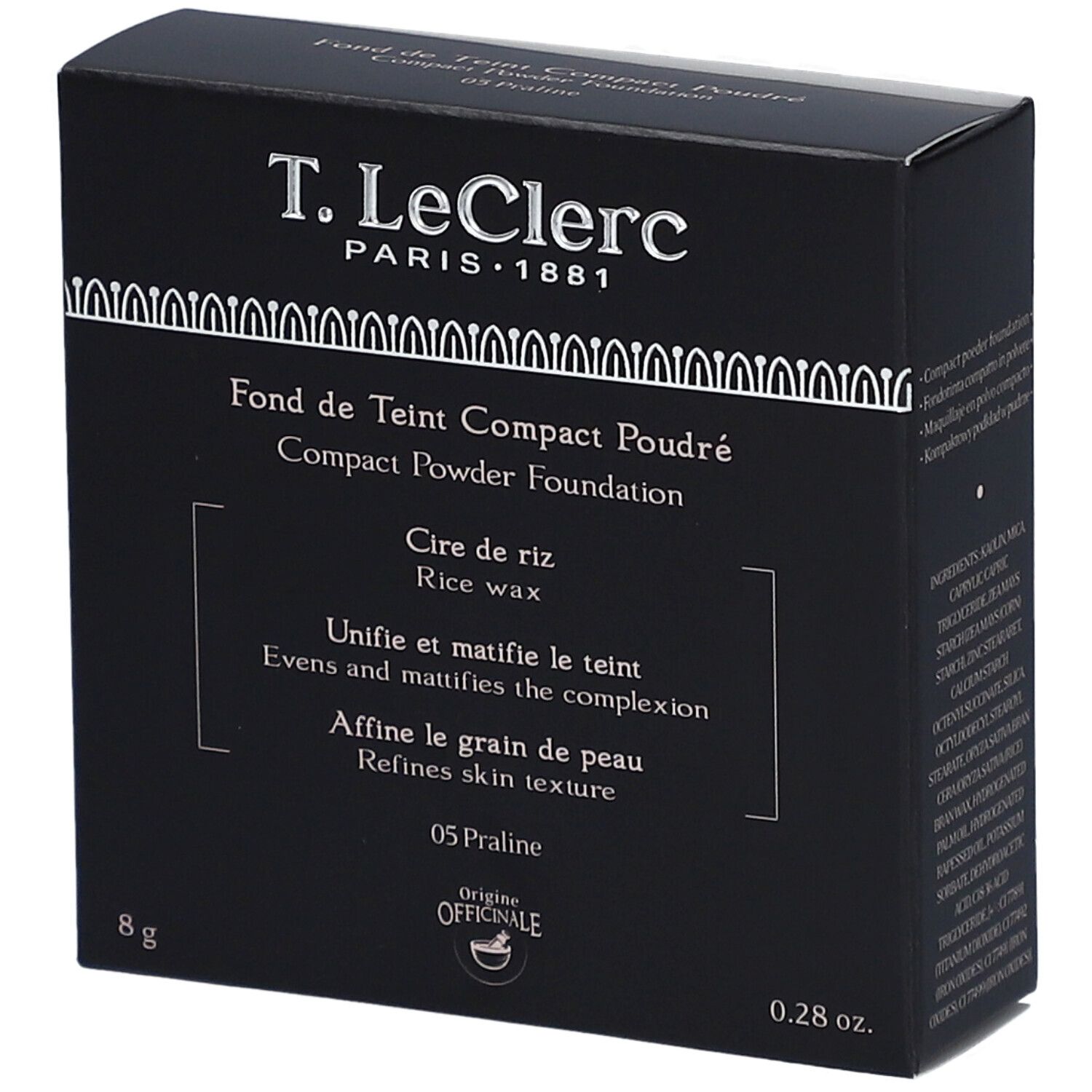 T.LeCLerc Fond de Teint Compact Poudré | 05 Praline Maquillage 8 g