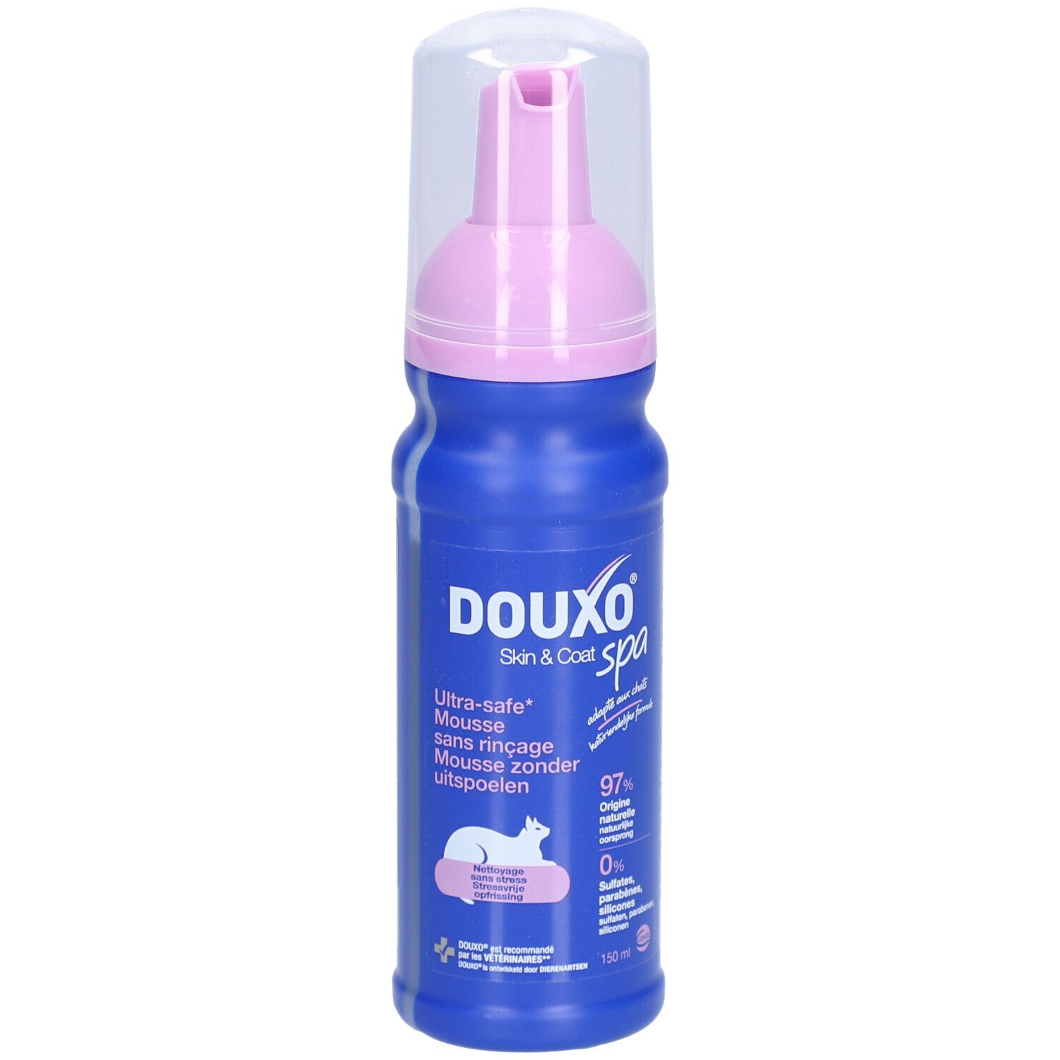Douxo Spa Ultra-Safe Mousse sans rinçage Nettoyage stress Mousse(S) 150 ml
