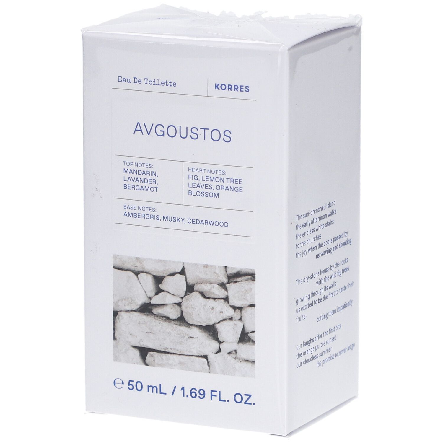 Korres Eau de Toilette Avgoustos 50 ml Spray