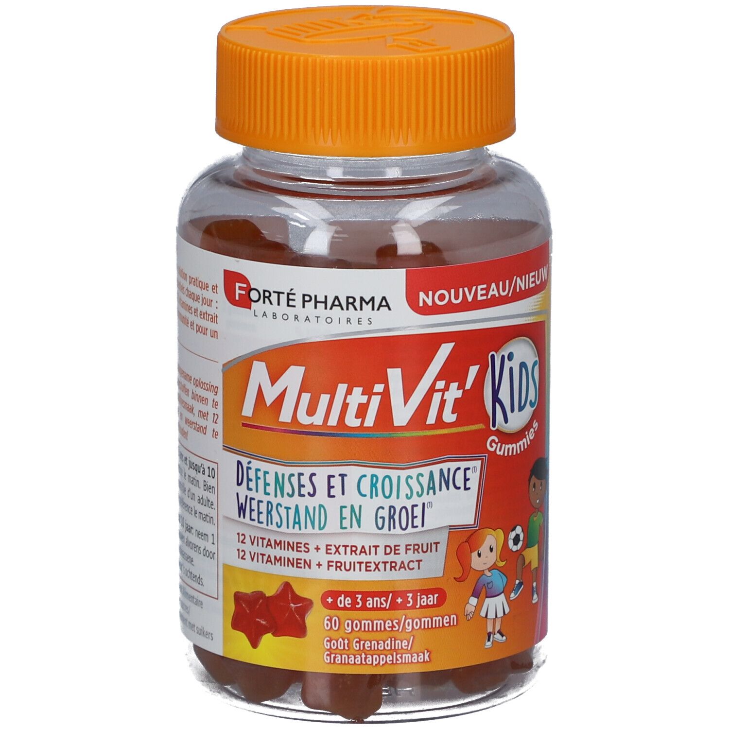 Forté Pharma Multivit Kids Gummies 60 pc(s) Gummies