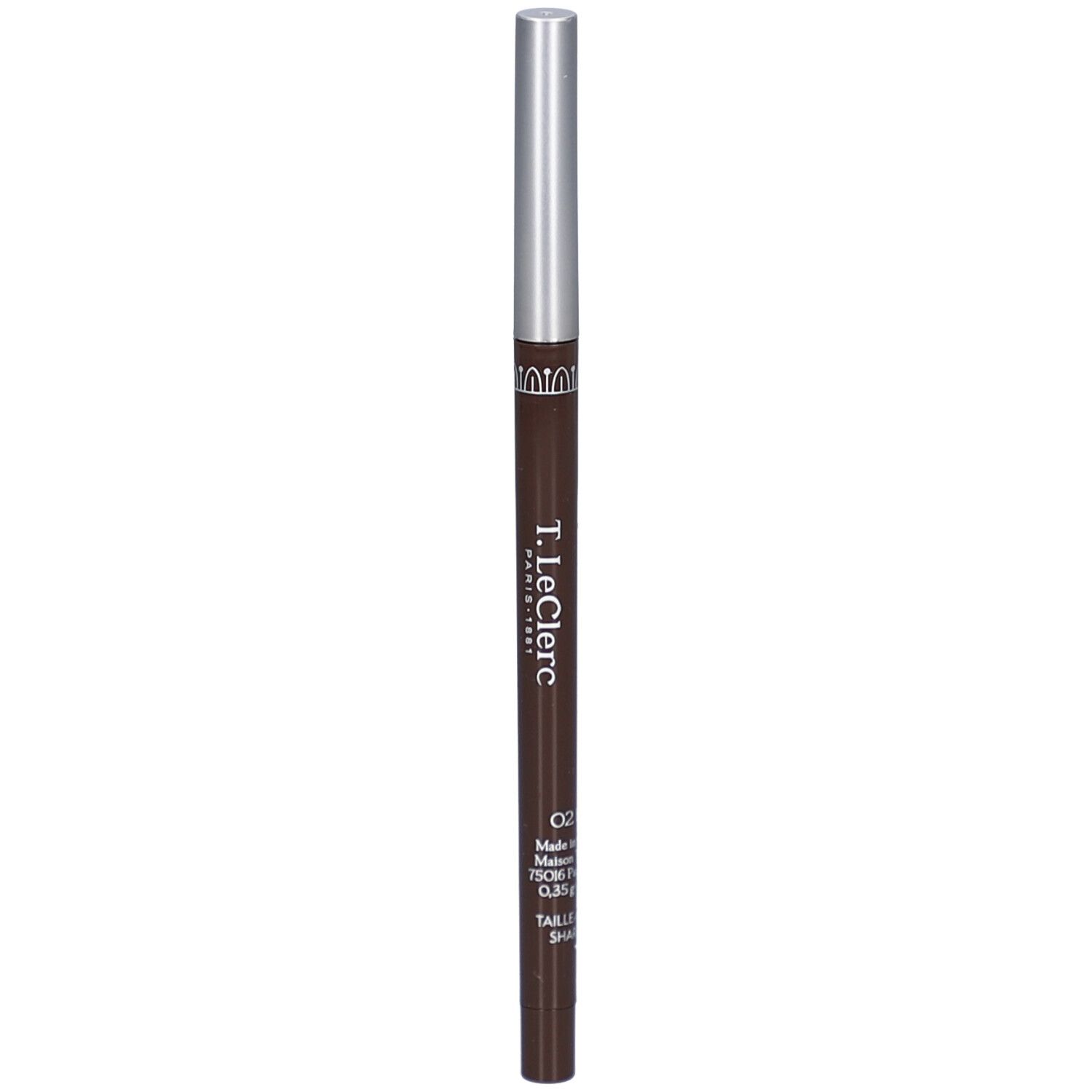 T. LeClerc Crayon Yeux Waterproof Rétractable | 02 Brun 1 pc(s) Maquillage