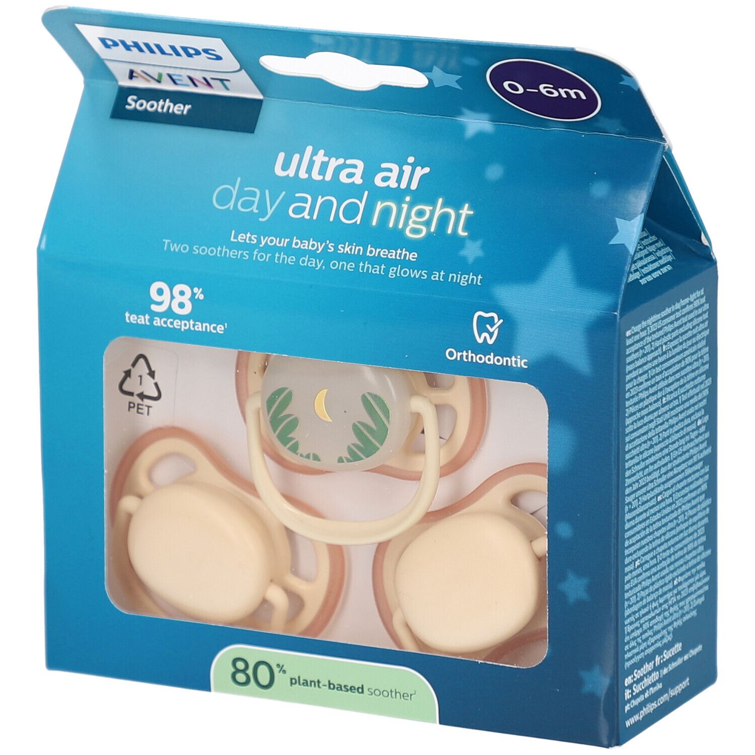 Philips Avent Ultra Air Sucette +0m 3pack 2 pc(s) Sucette(S)
