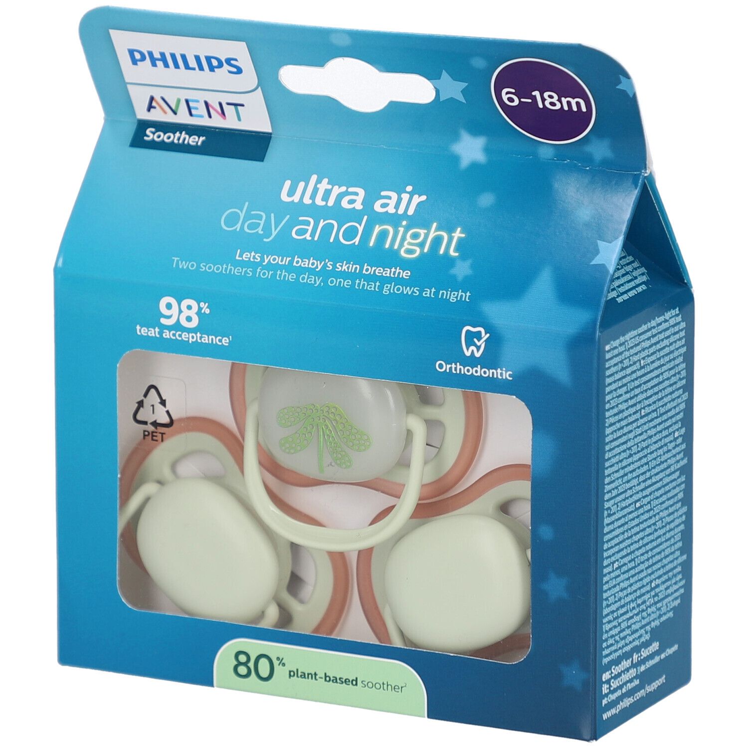 Philips Avent Ultra Air Sucette +6m 3pack 2 pc(s) Sucette(S)