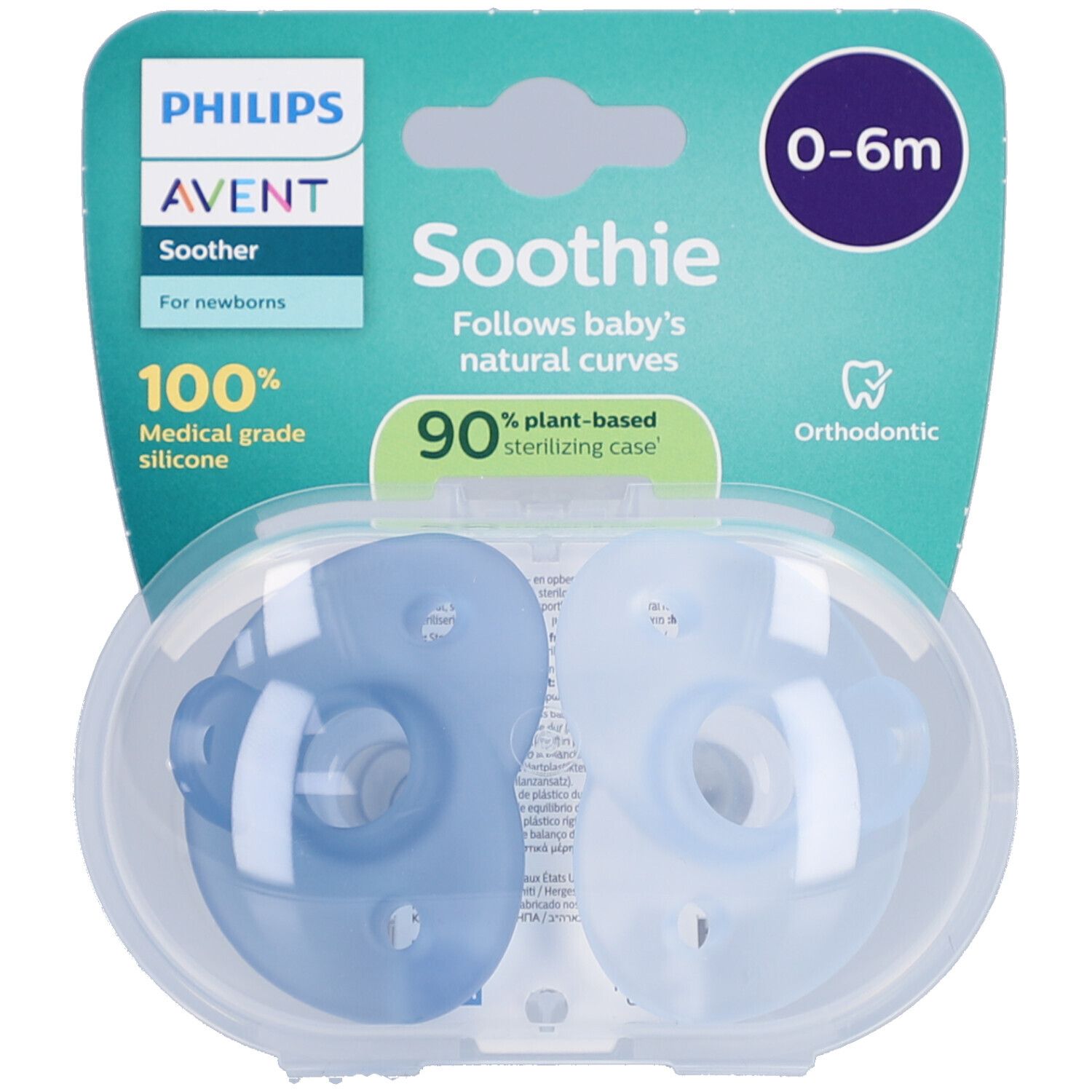 Philips Avent Ultra Air Sucette +0M Soothie Boy Sucette(S) 2 Pc(S)