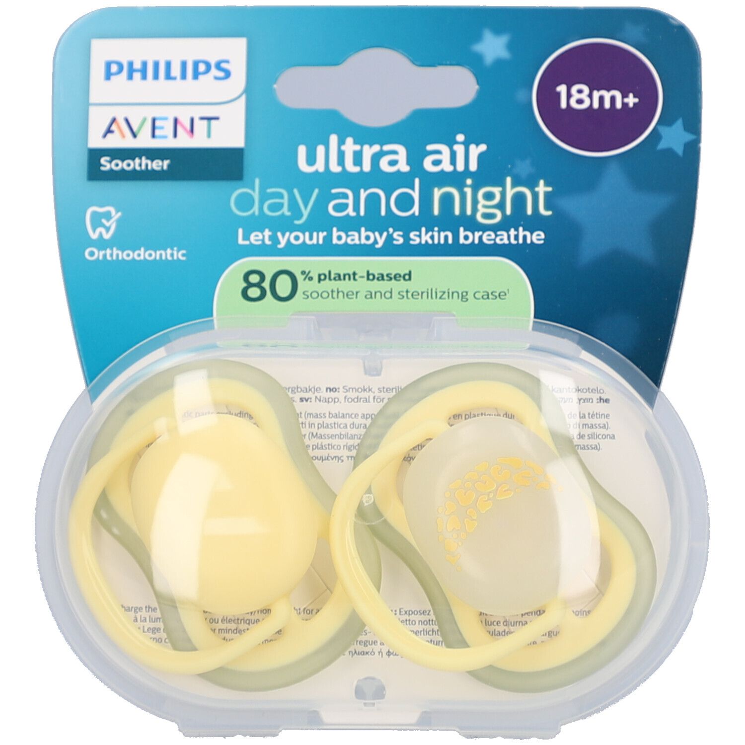 Philips Avent Sucette +18m Air night/day 2 pc(s) Sucette(S)