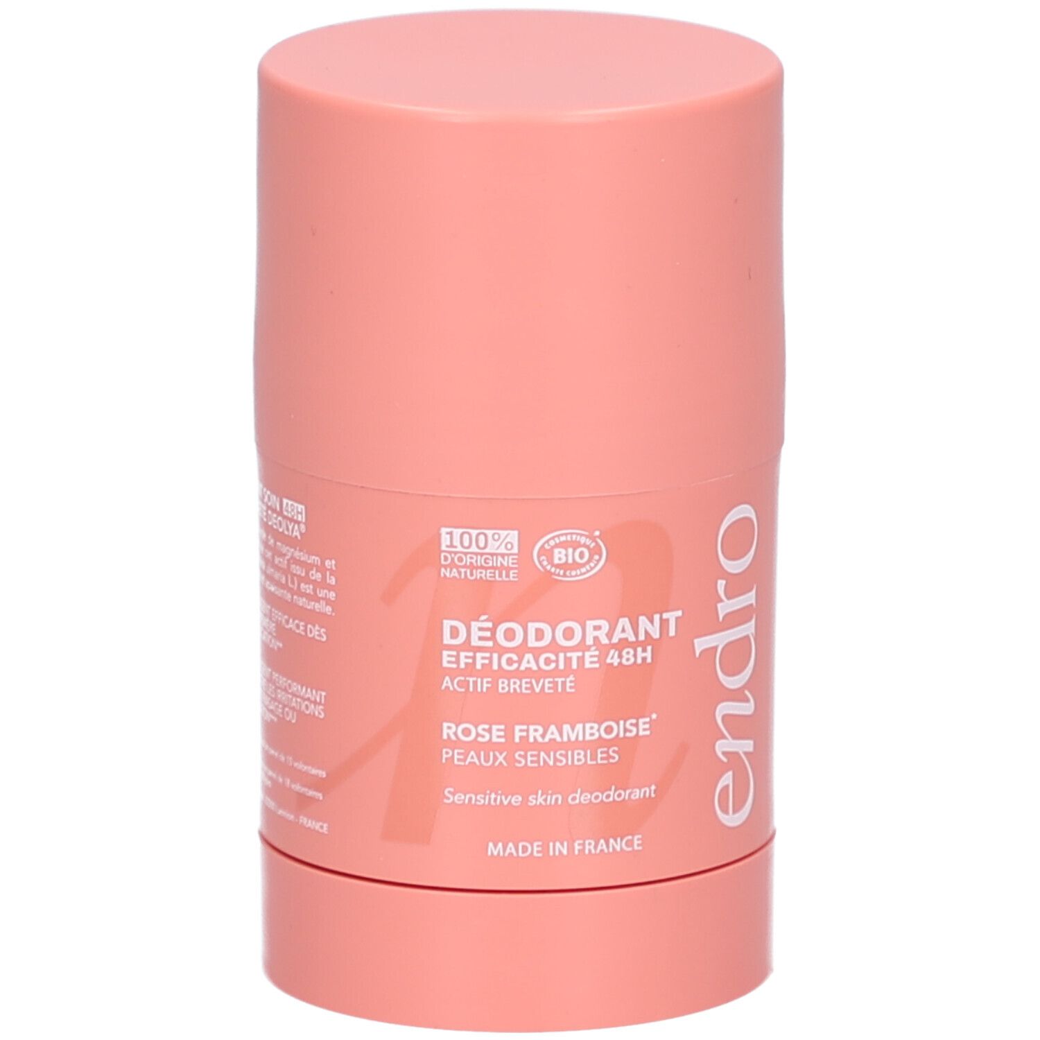 Endro Déodorant Stick Rose & Framboise Rouleau 50 G