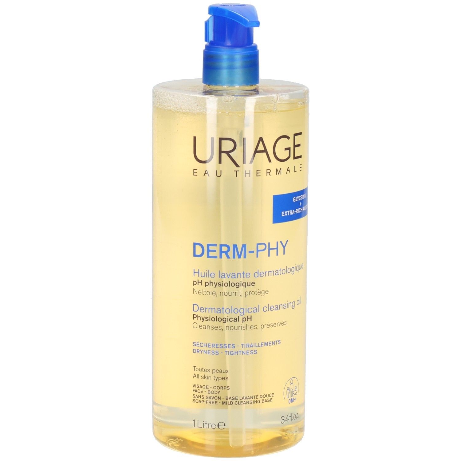 Uriage Huile Lavante | Testée sous contrôle dermatologique 1 l