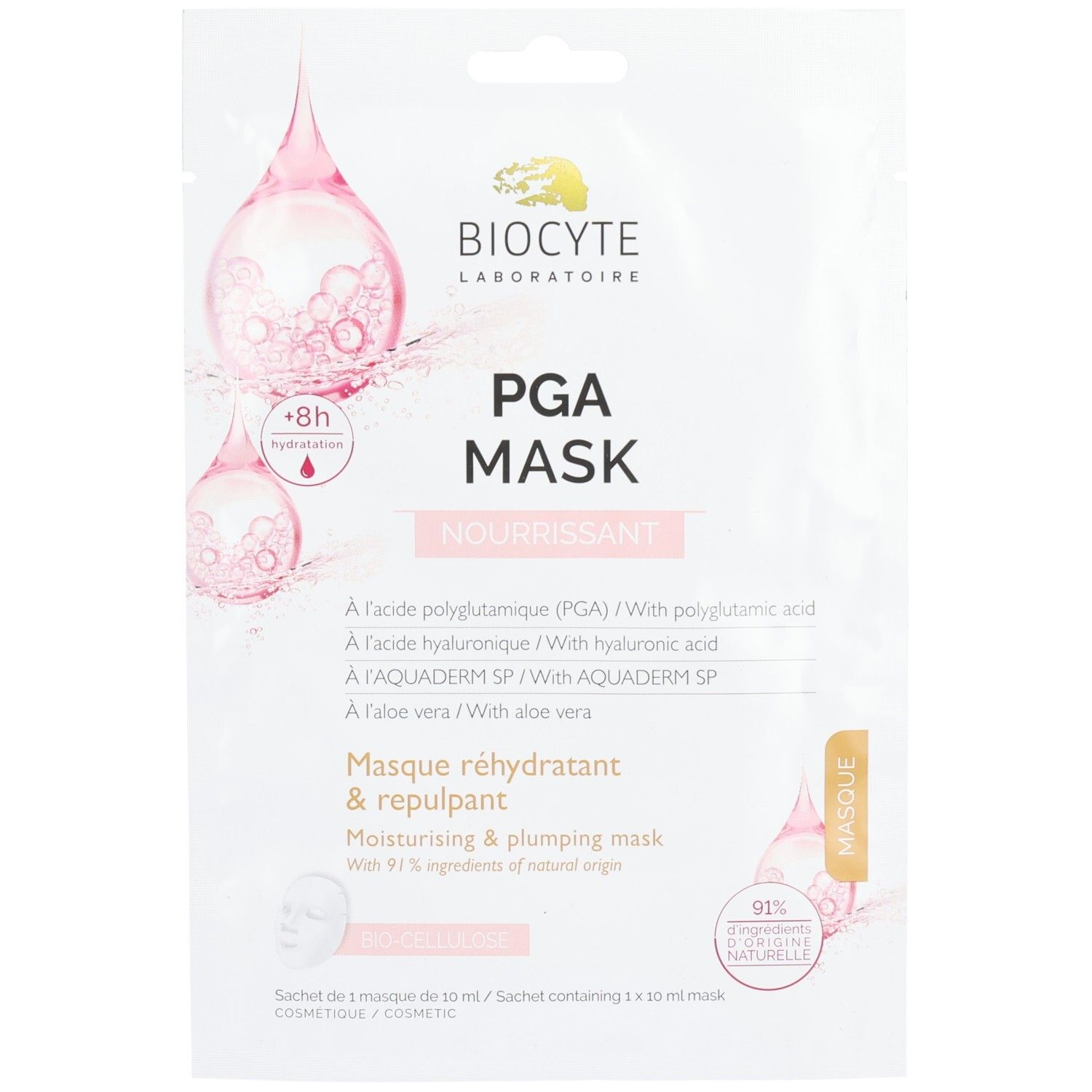 Biocyte Pga Mask Sachet Masque(S) Pour Le Visage 10 Ml