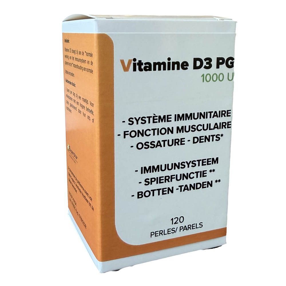 Pharmagenerix Vitamine D3 1000UI 120 pc(s) Perle(S)