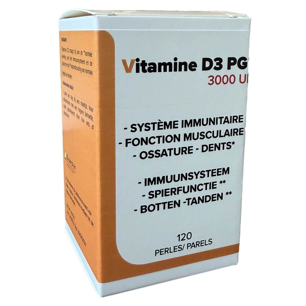Pharmagenerix Vitamine D3 3000 U.I. 120 pc(s) Perle(S)