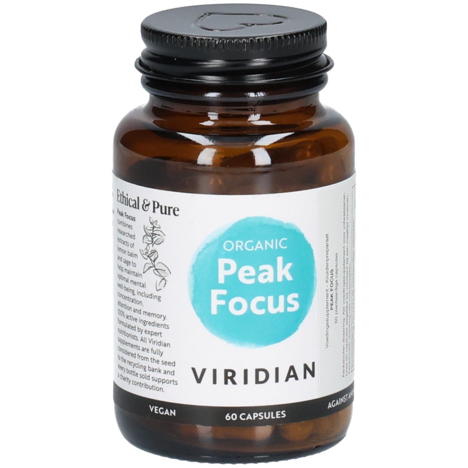 Viridian Peak Focus Capsule(S) 60 Pc(S)