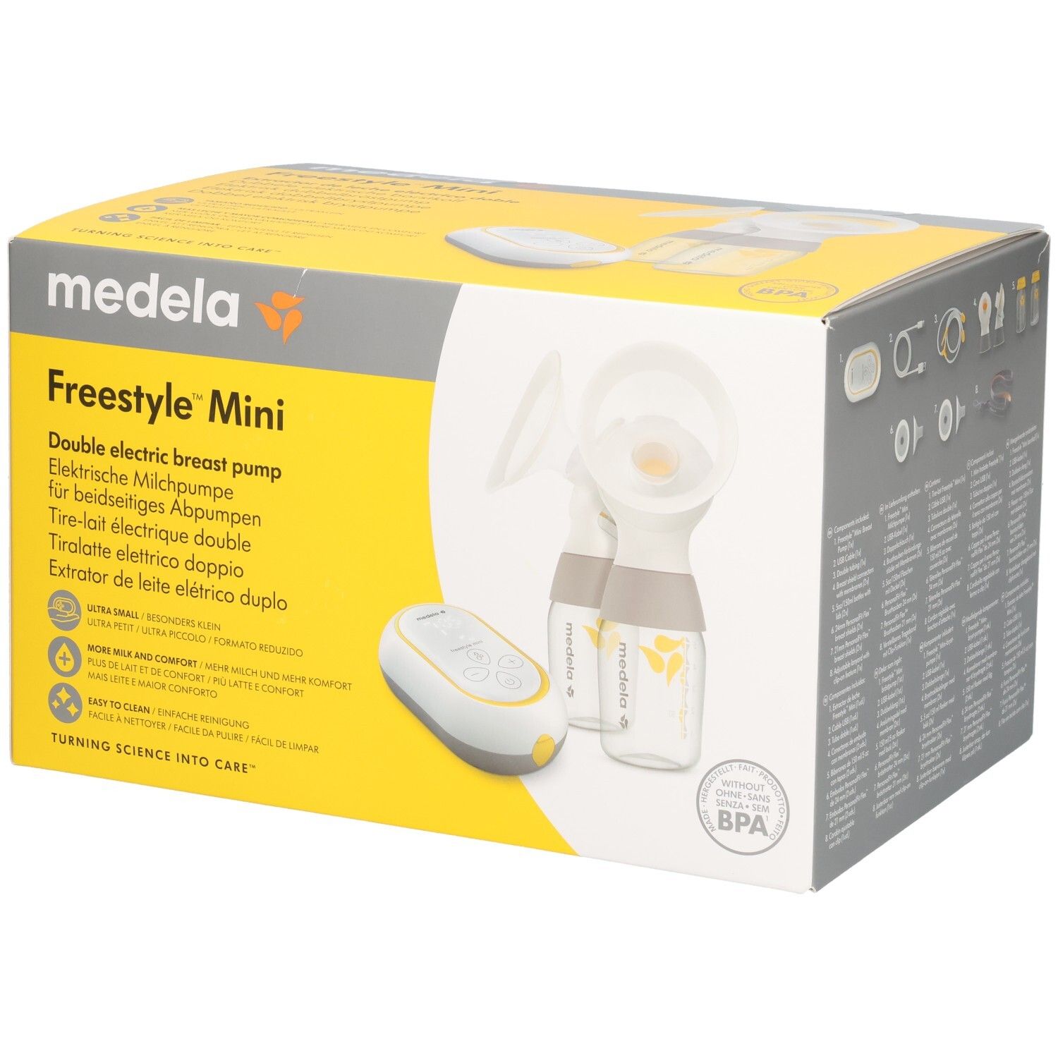 Medela Freestyle Mini Tire-Lait Électrique Portable Simple 2 pc(s) Pompe
