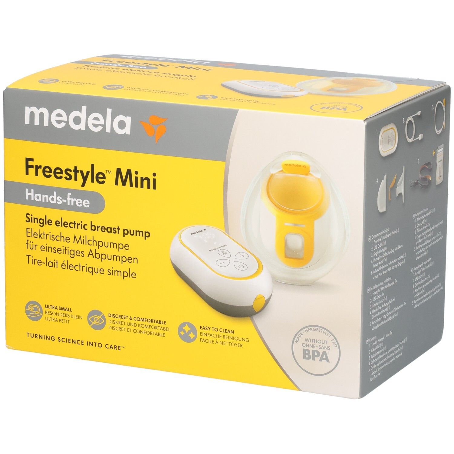 Medela Freestyle Mini Tire-Lait Électrique Portable Simple 1 pc(s) Pompe