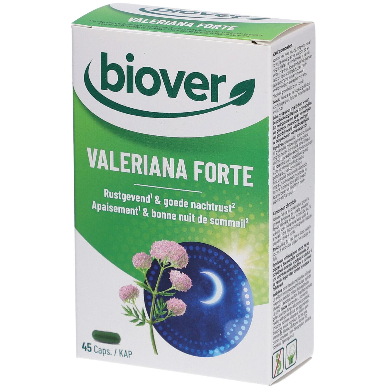 Biover Valeriana Forte Capsule(S) 45 Pc(S)