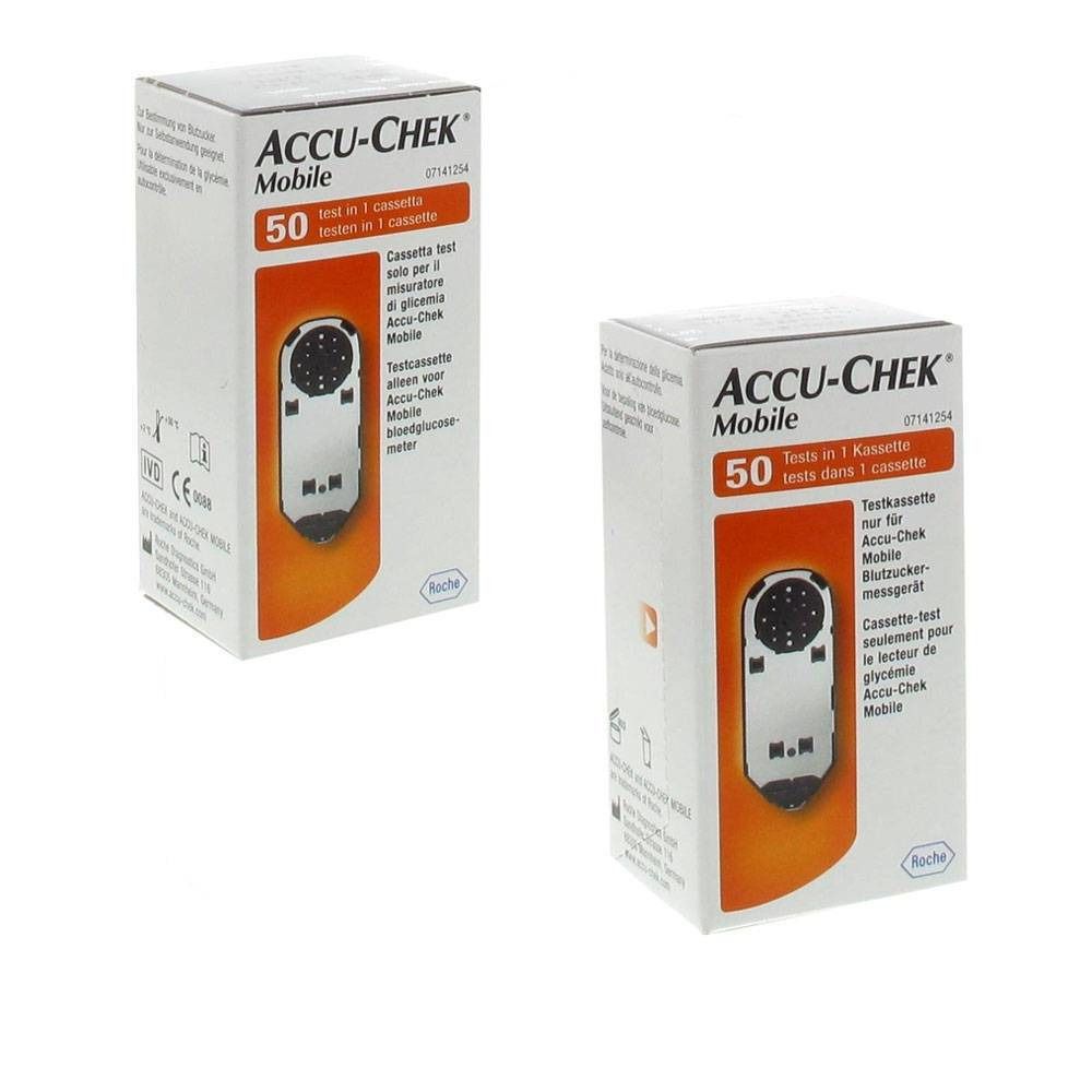 ACCU-CHEK Mobile Cassette - Test Duopack 2x50 pc(s) Bande(S) De Test