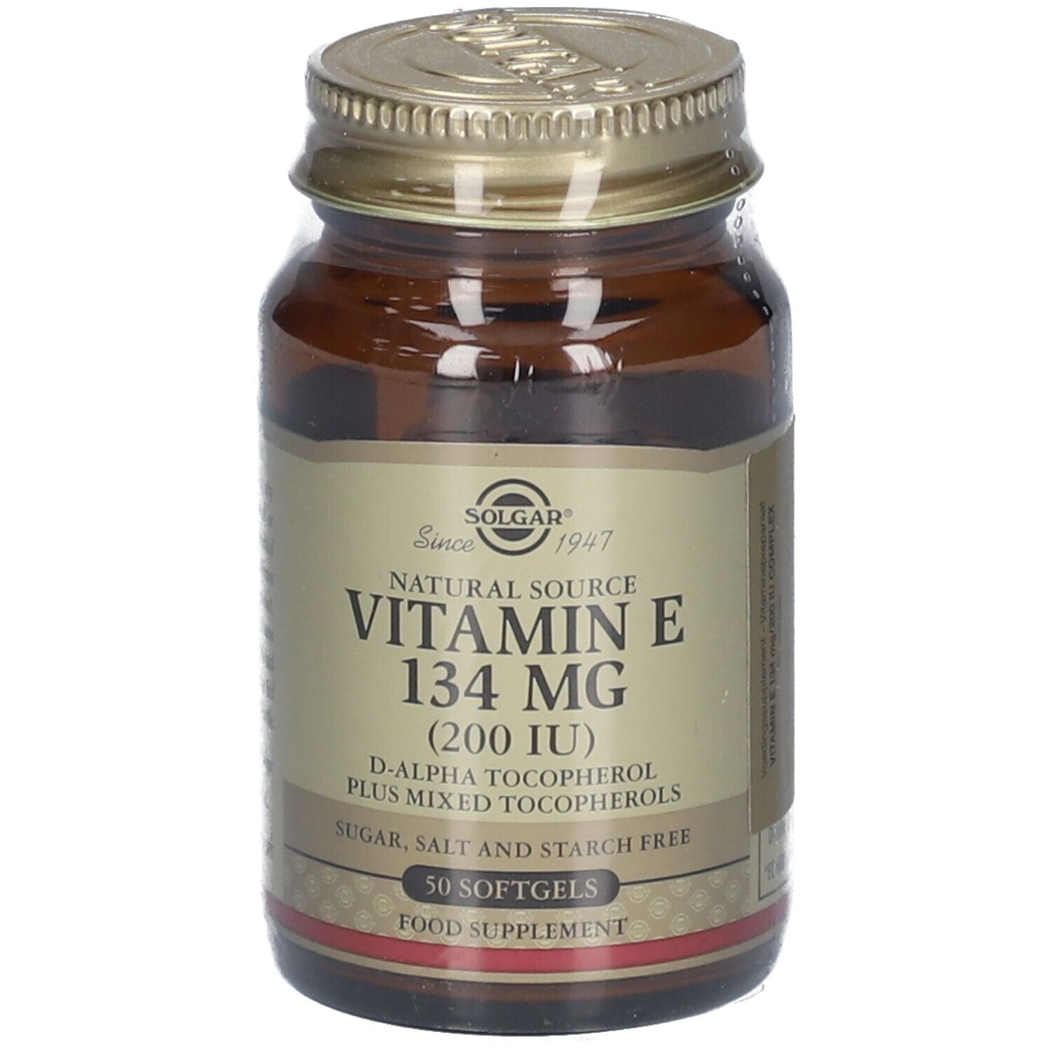 Solgar Vitamine E 134 Mg/200 Iu Complex Capsule(S) Douce(S) 50 Pc(S)