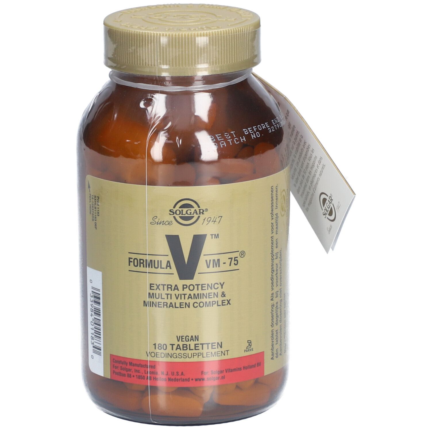 Solgar , Formula V®, Vp-75®, 180 Comprimés - Image 2