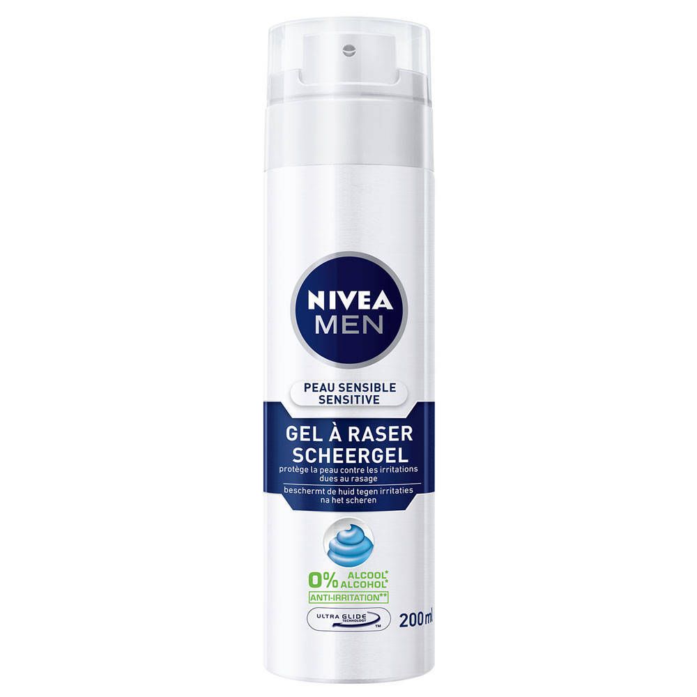 Nivea Men Sensitive Visage Gel À Raser 200Ml - Image 2