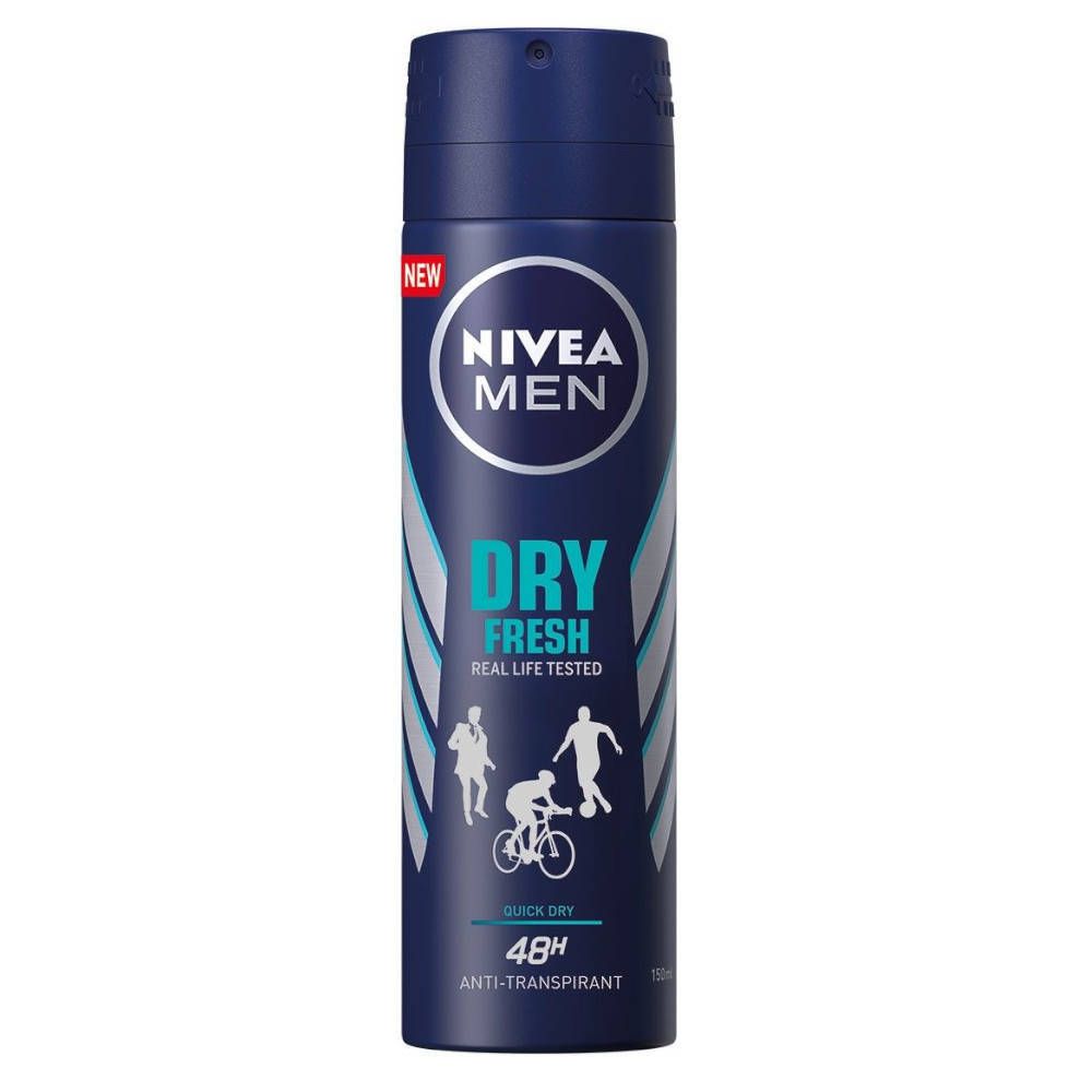Nivea Men Dry Fresh 48H Anti-Transpirant Spray Déodorant 150 Ml
