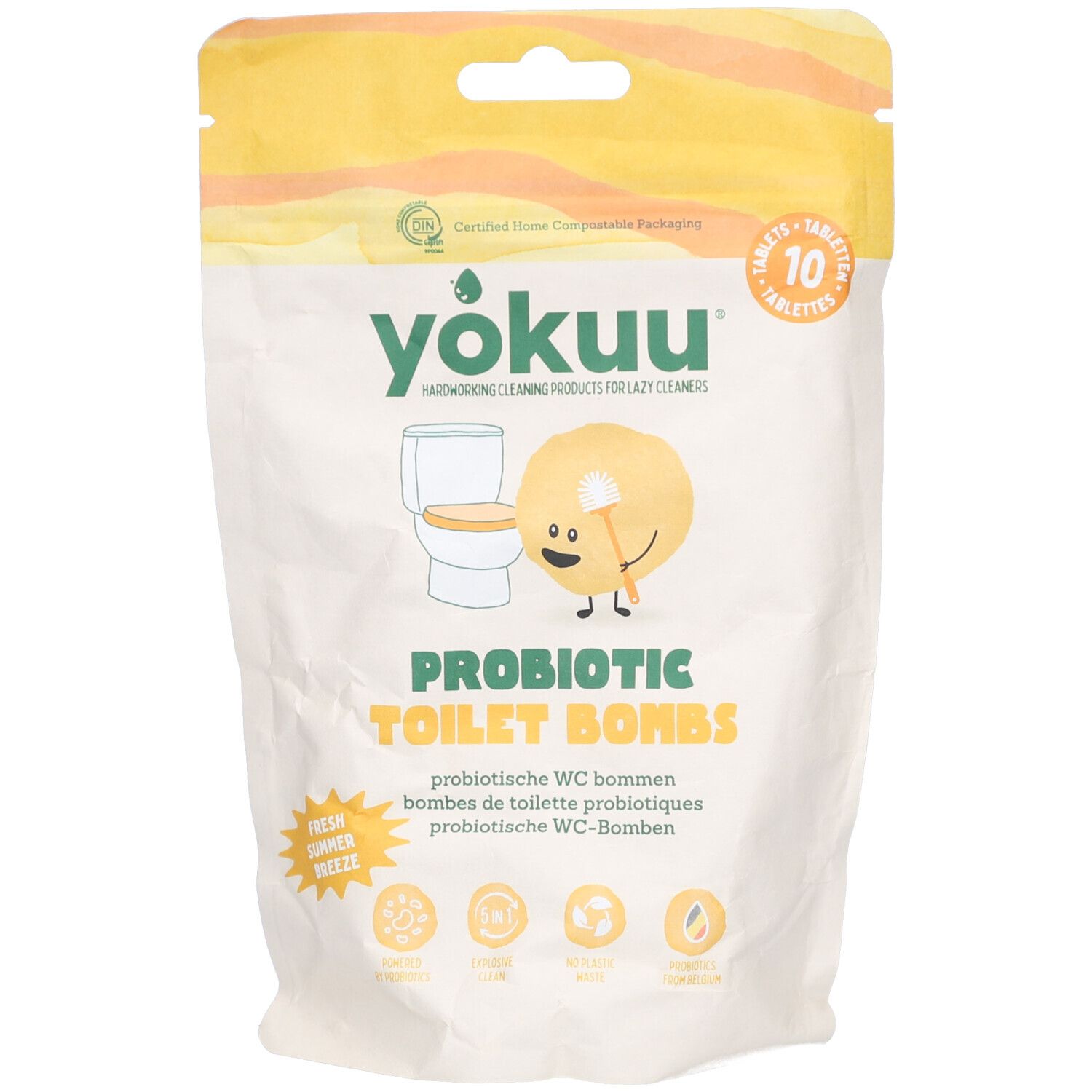 Yokuu Bombes Probiotiques pour WC Fresh Summer Breeze 10 pc(s) Produit(S) Nettoyant(S)