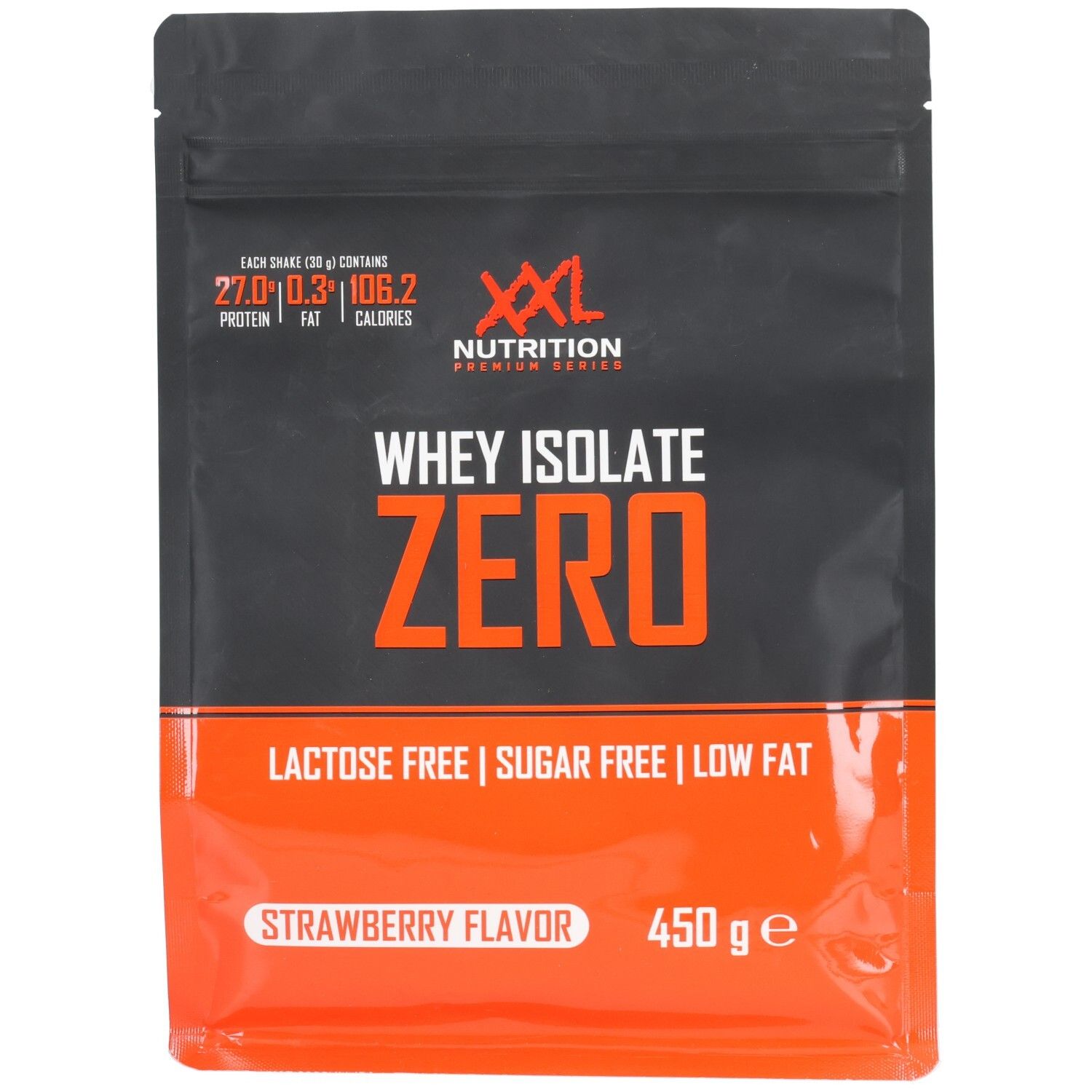 XXL Nutrition Whey Isolate Zéro Fraise 450 g Poudre