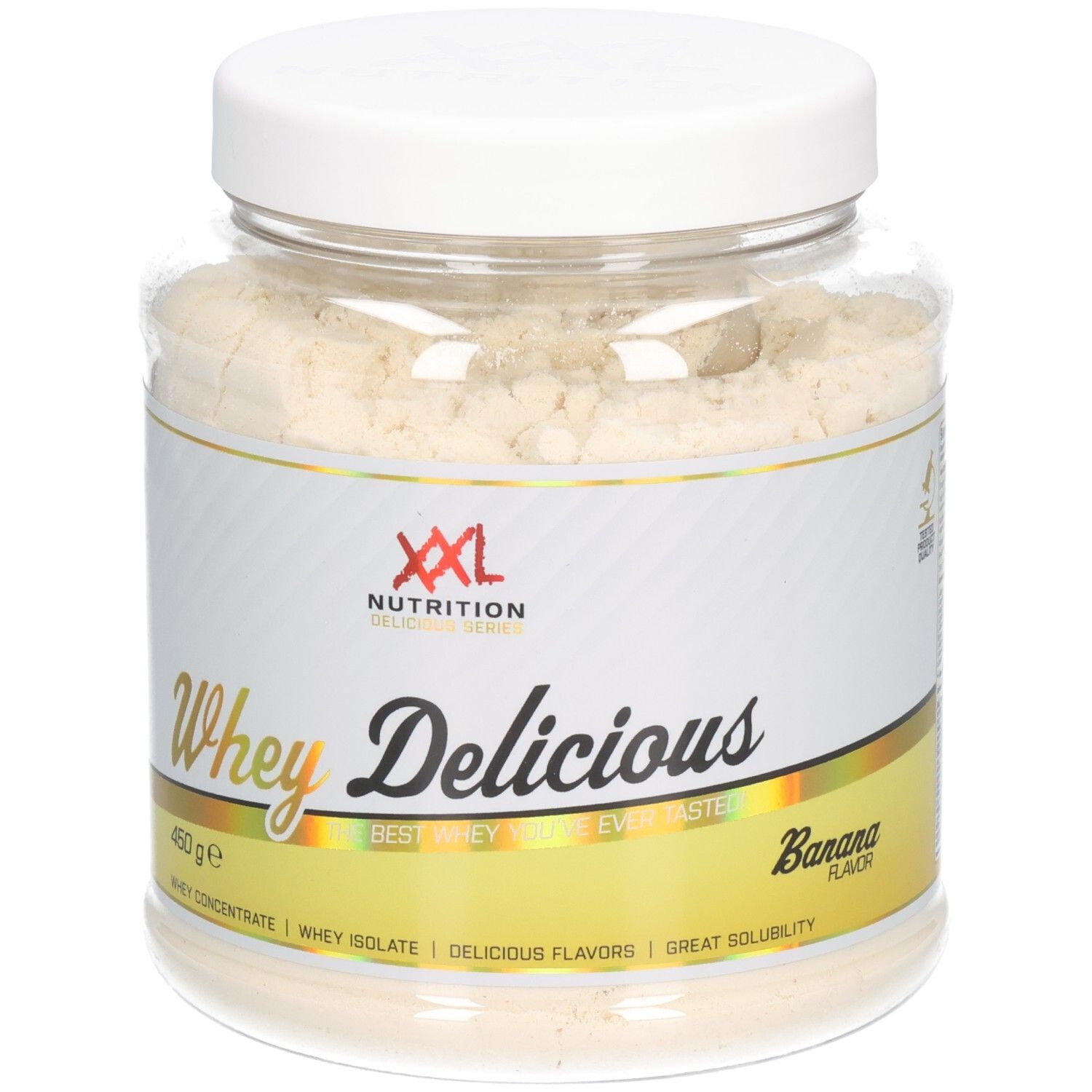 XXL Nutrition Whey Delicious Banane 450 g Nourriture Liquide