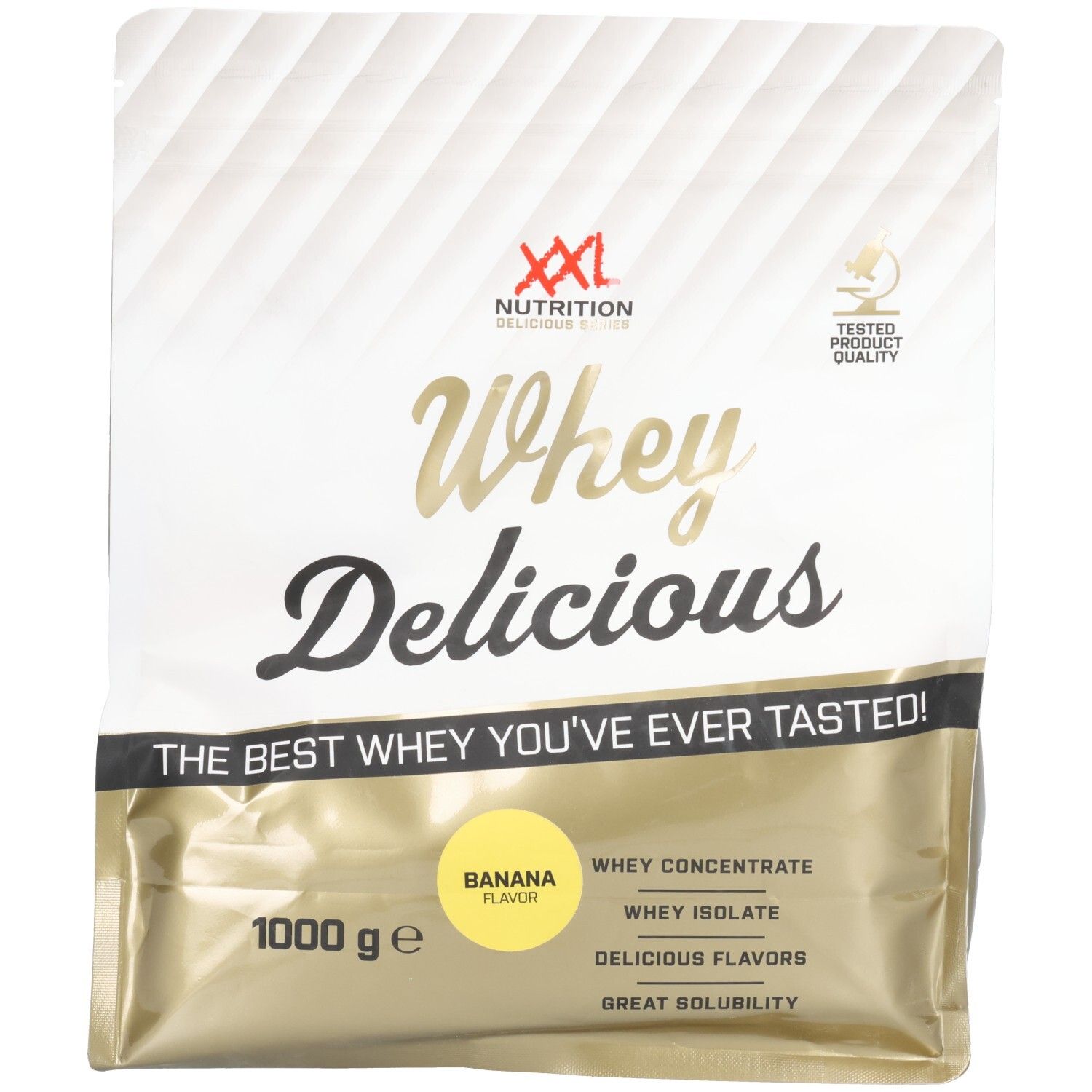 XXL Nutrition Whey Delicious Banane 1000 g Poudre