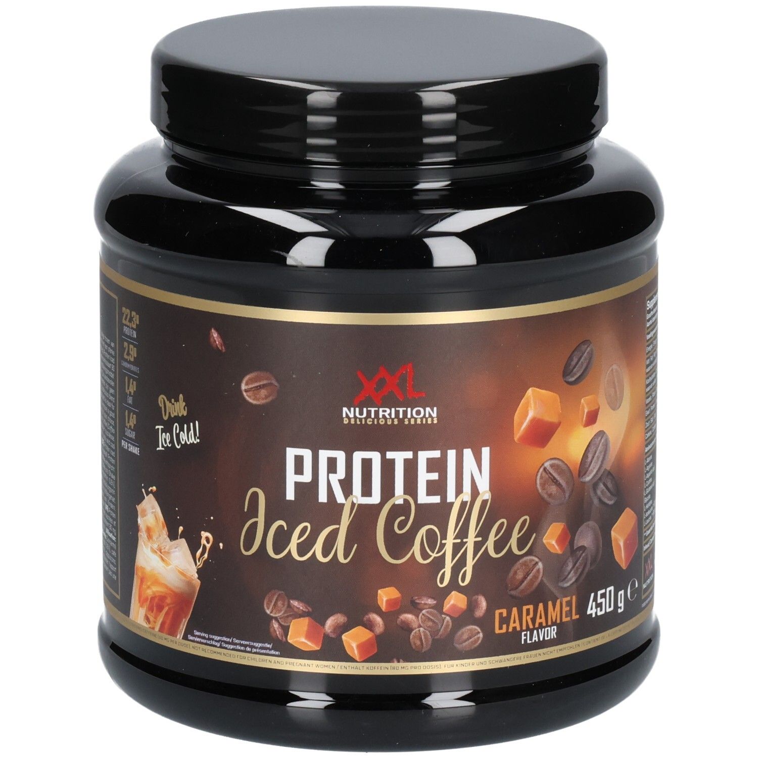 XXL Nutrition Protein Iced Coffee Caramel 450 g Poudre