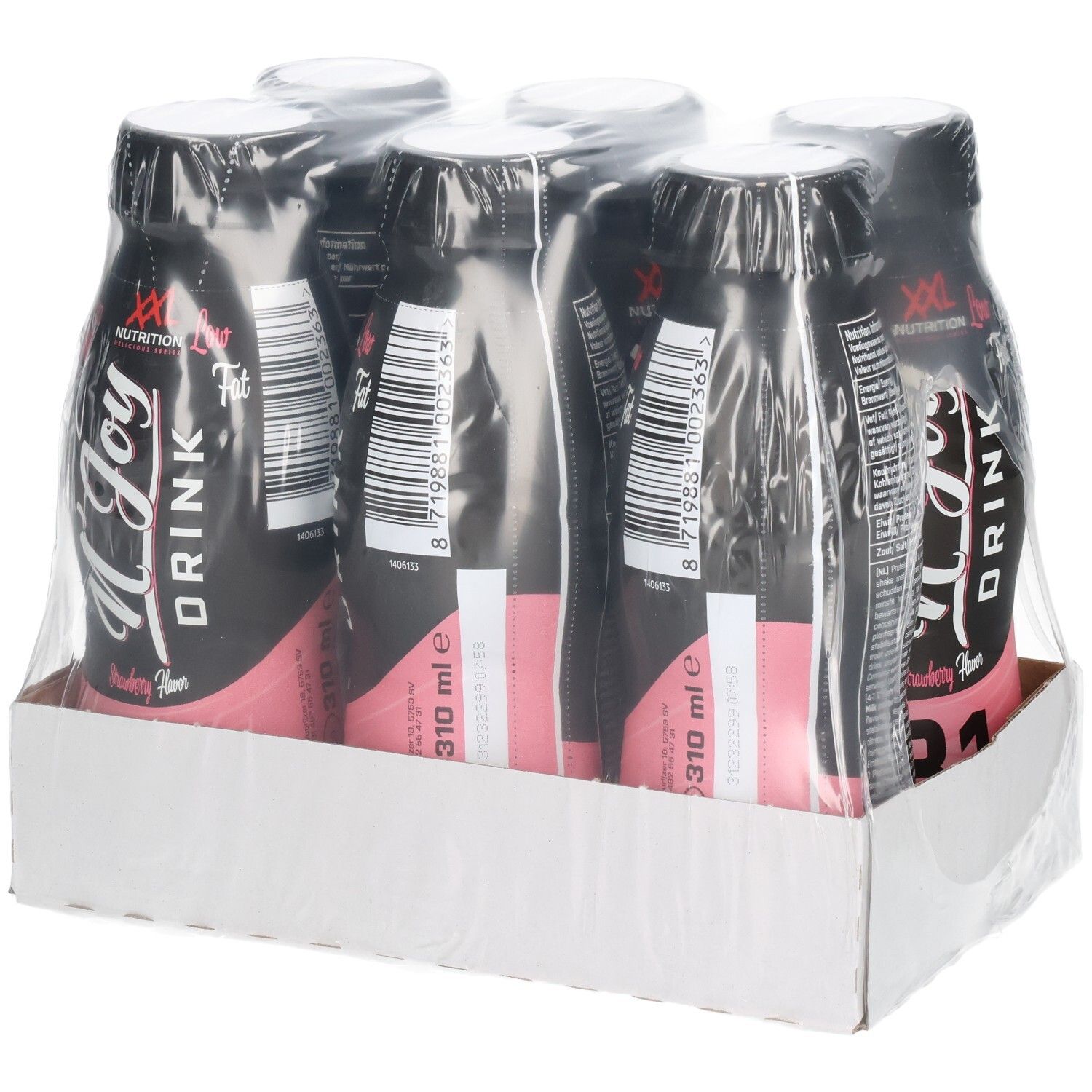 XXL Nutrition N'Joy Protein Drink Fraise 6 pc(s) Fluide