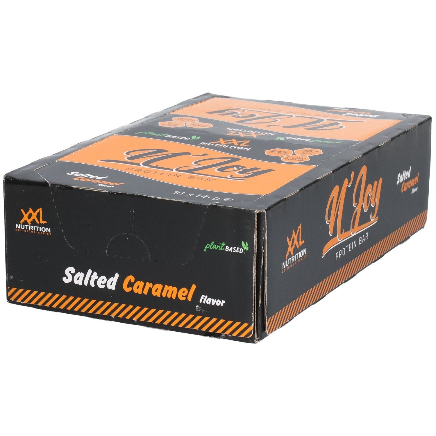 XXL Nutrition N'Joy Barre protéinée caramel salé 15 pc(s) Barre